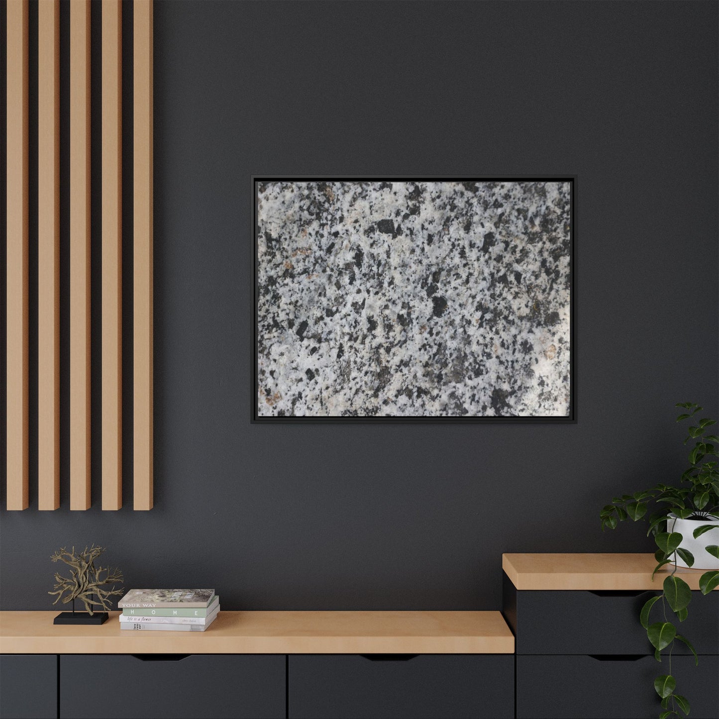 Granite Song - Unique Stretched Canvas Wall Art