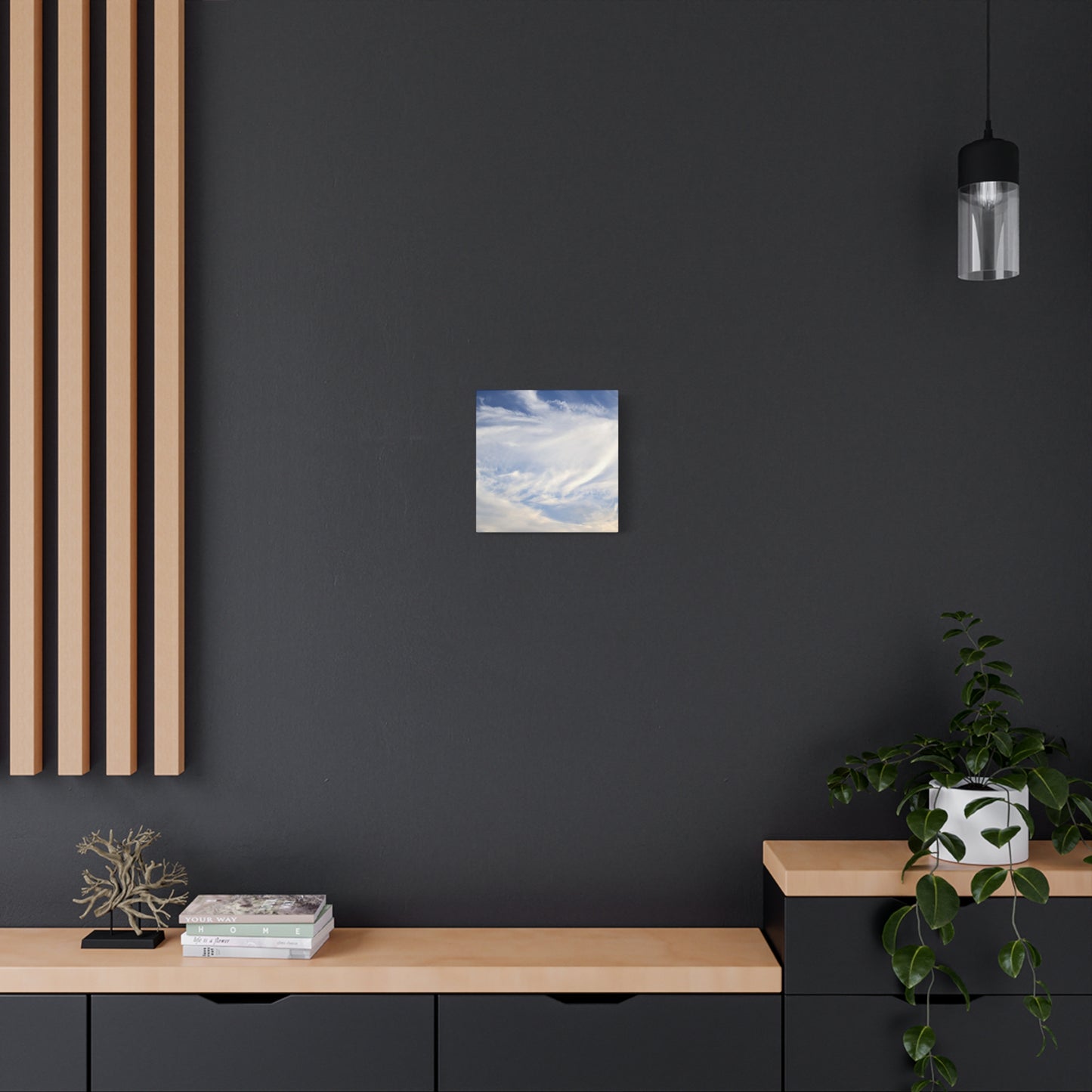 Whispers of Celestial Breath - Unique Frameless Canvas Wall Art