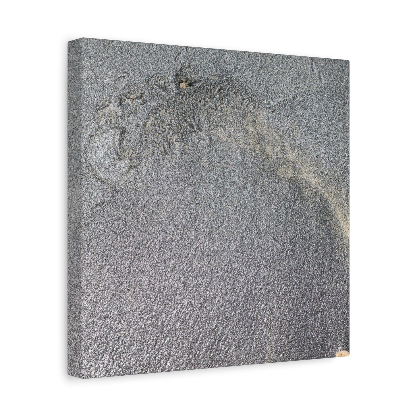 Ephemeral Whispers of Granite - Unique Frameless Canvas Wall Art