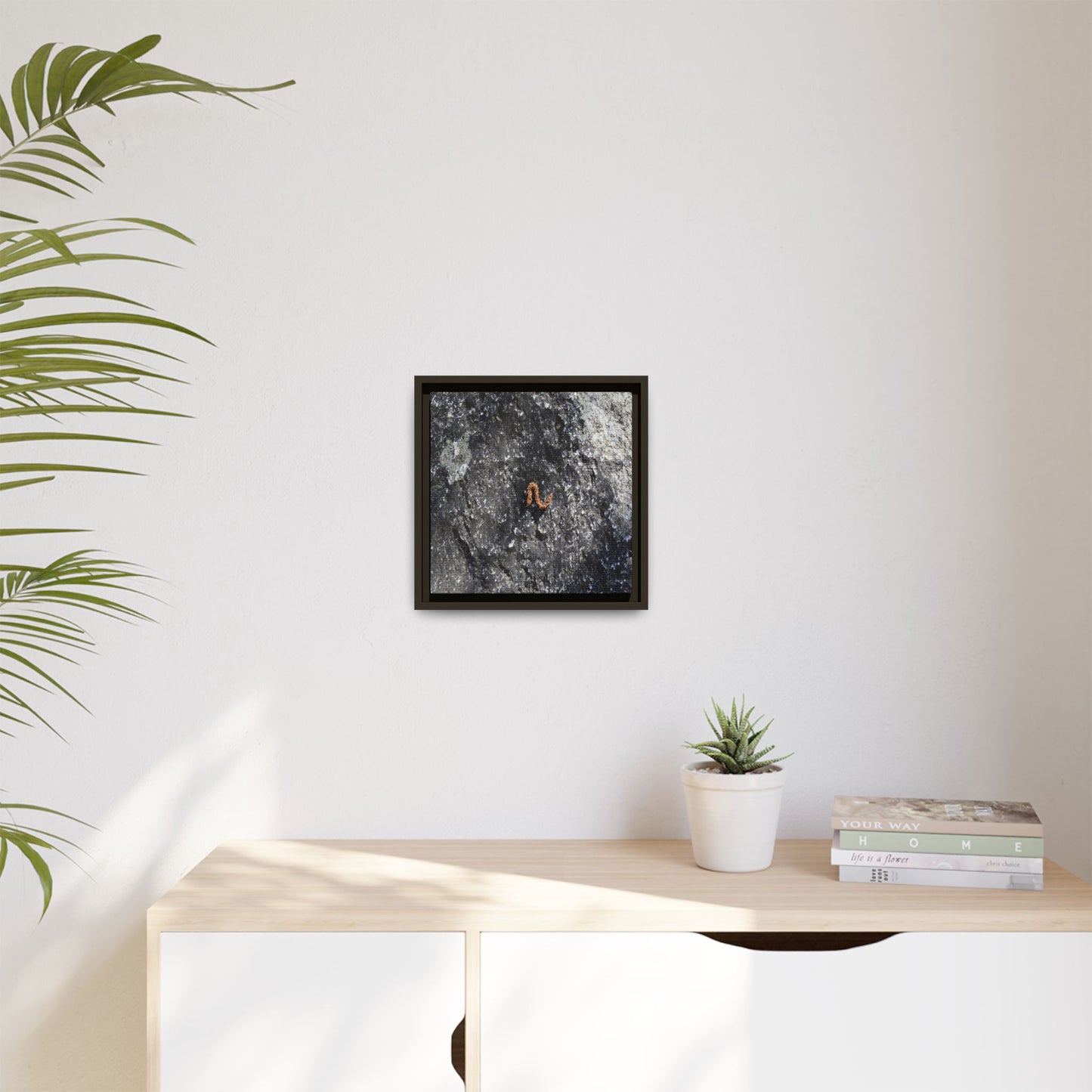 Volcanic Ash and Copper - Unique Stretched Canvas Wall Art