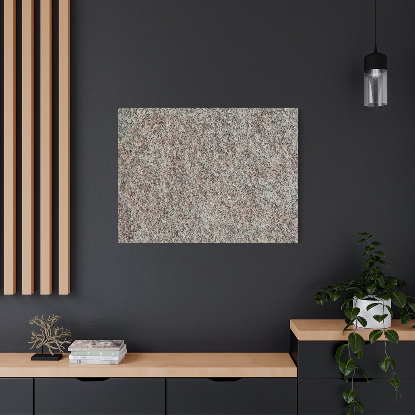 Stone Echoes - Unique Frameless Canvas Wall Art