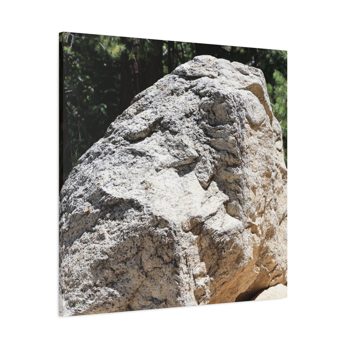 Stone of Solitude - Unique Frameless Canvas Wall Art