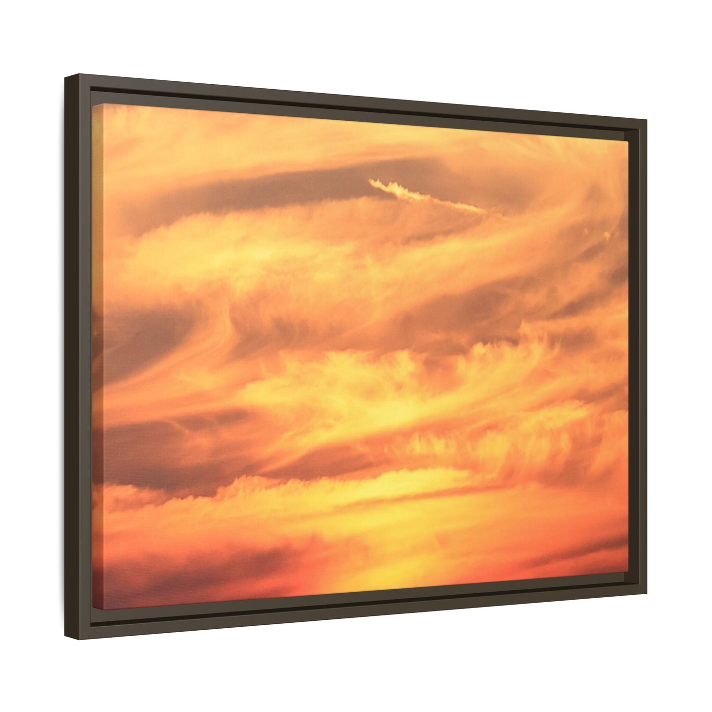 Burning Skies - Unique Stretched Canvas Wall Art