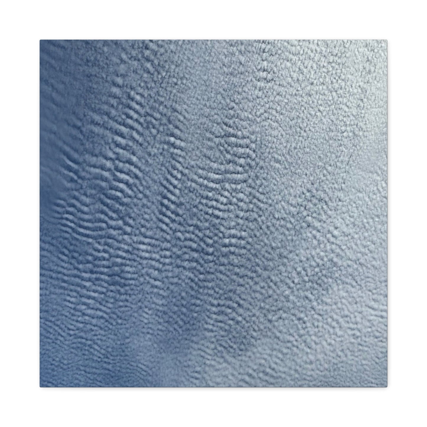 Rippling Echoes of Cerulean Stillness - Unique Frameless Canvas Wall Art