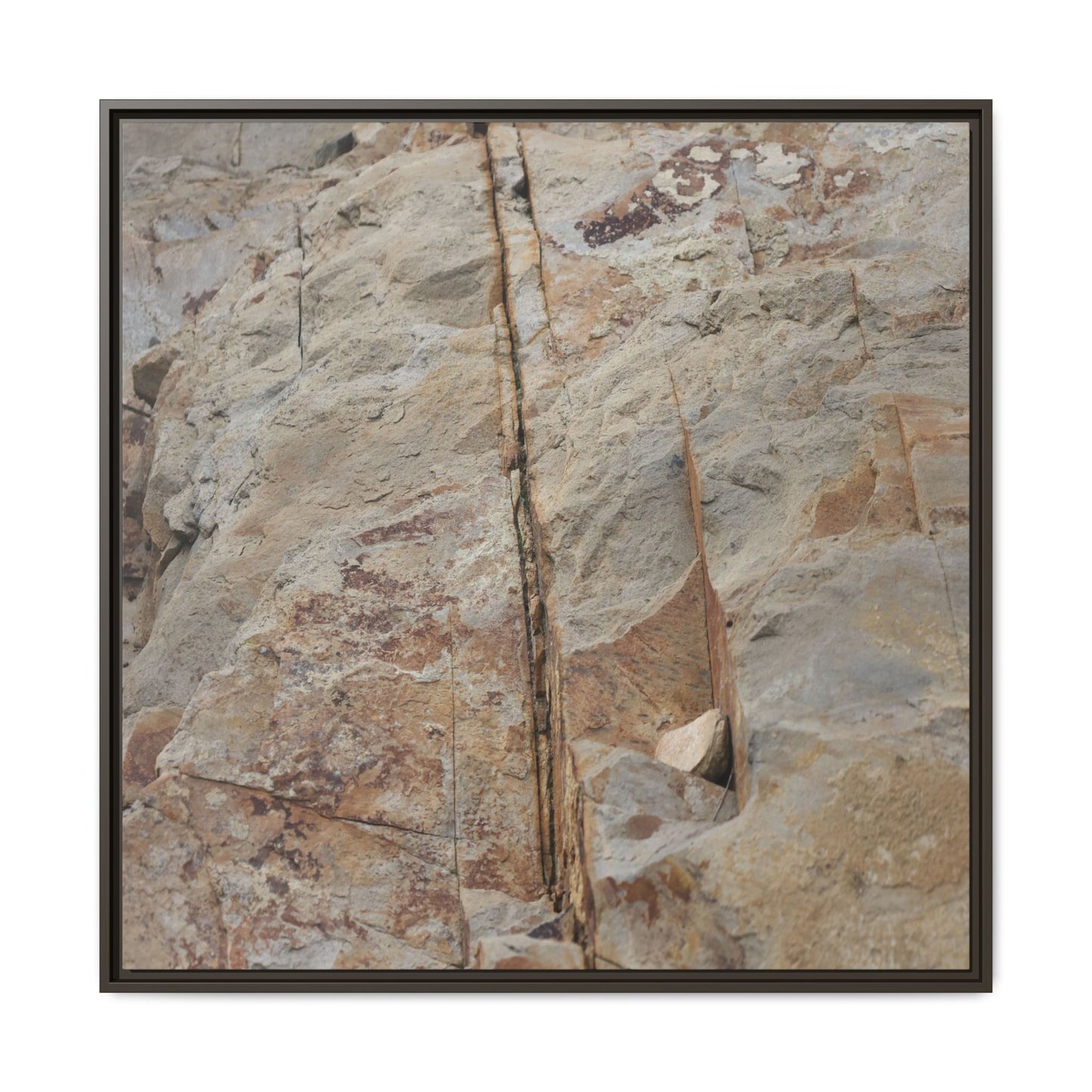 Sedimentary Symphony - Unique Stretched Canvas Wall Art