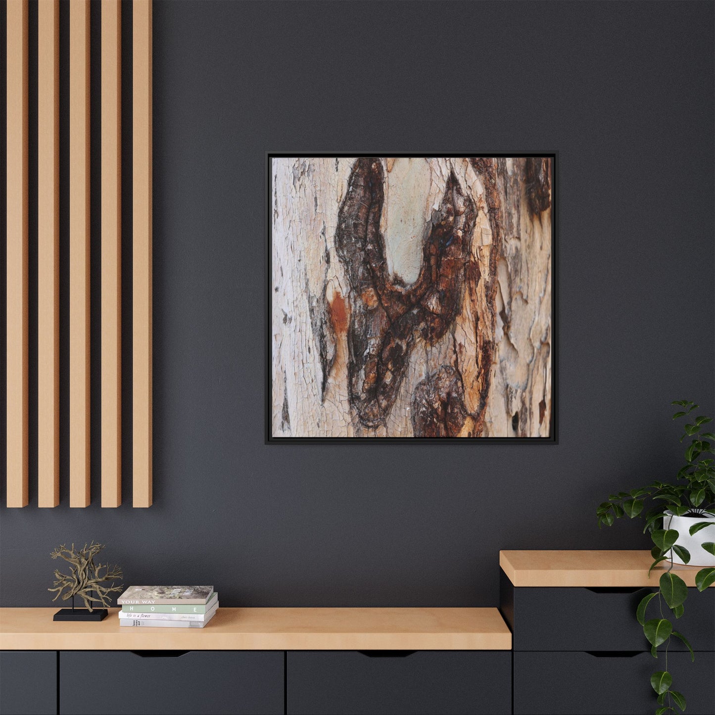 Texture of Time - Unique Stretched Canvas Wall Art