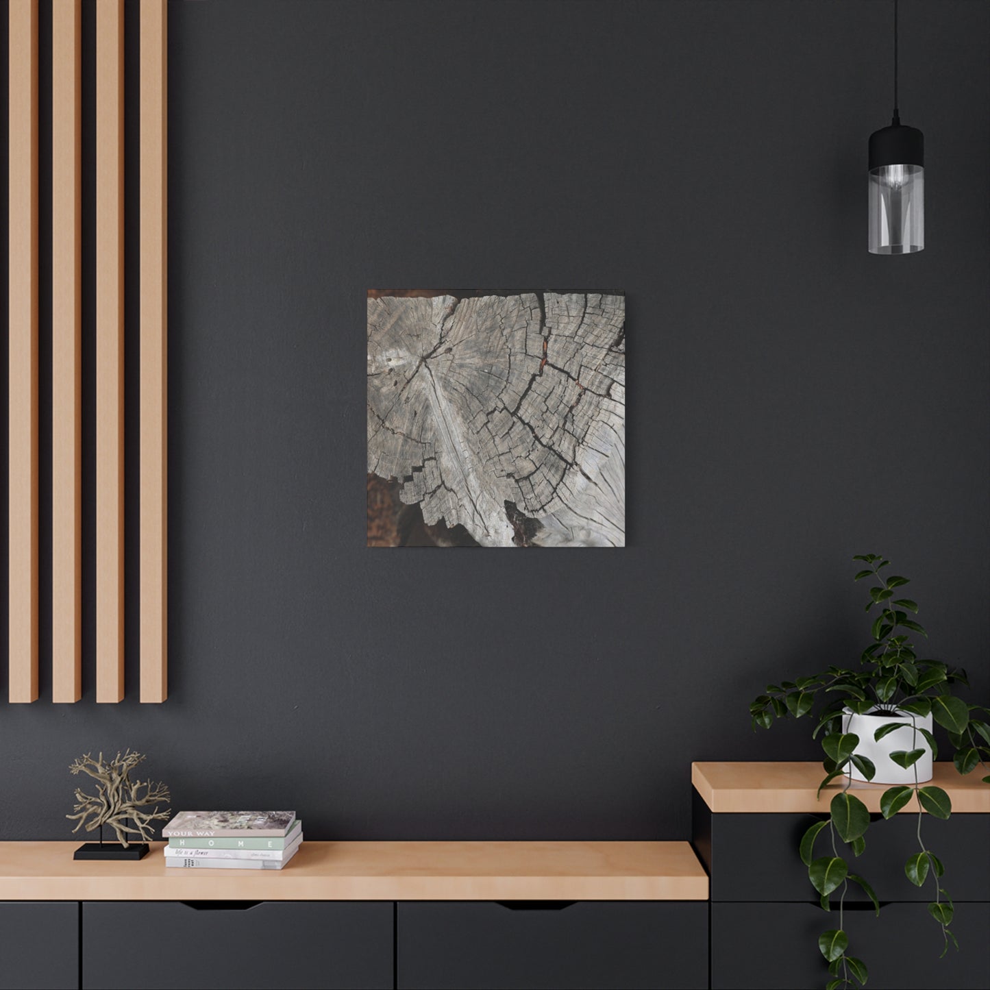 Cracked Memories - Unique Frameless Canvas Wall Art