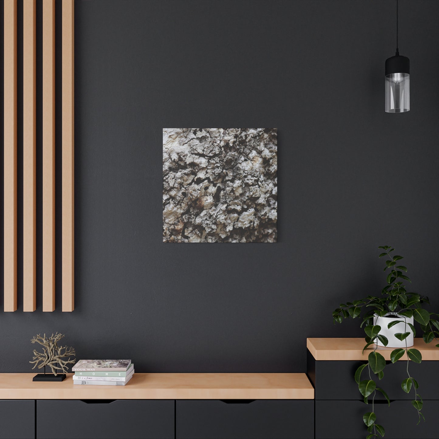 Cracked Earth Tapestry - Unique Frameless Canvas Wall Art