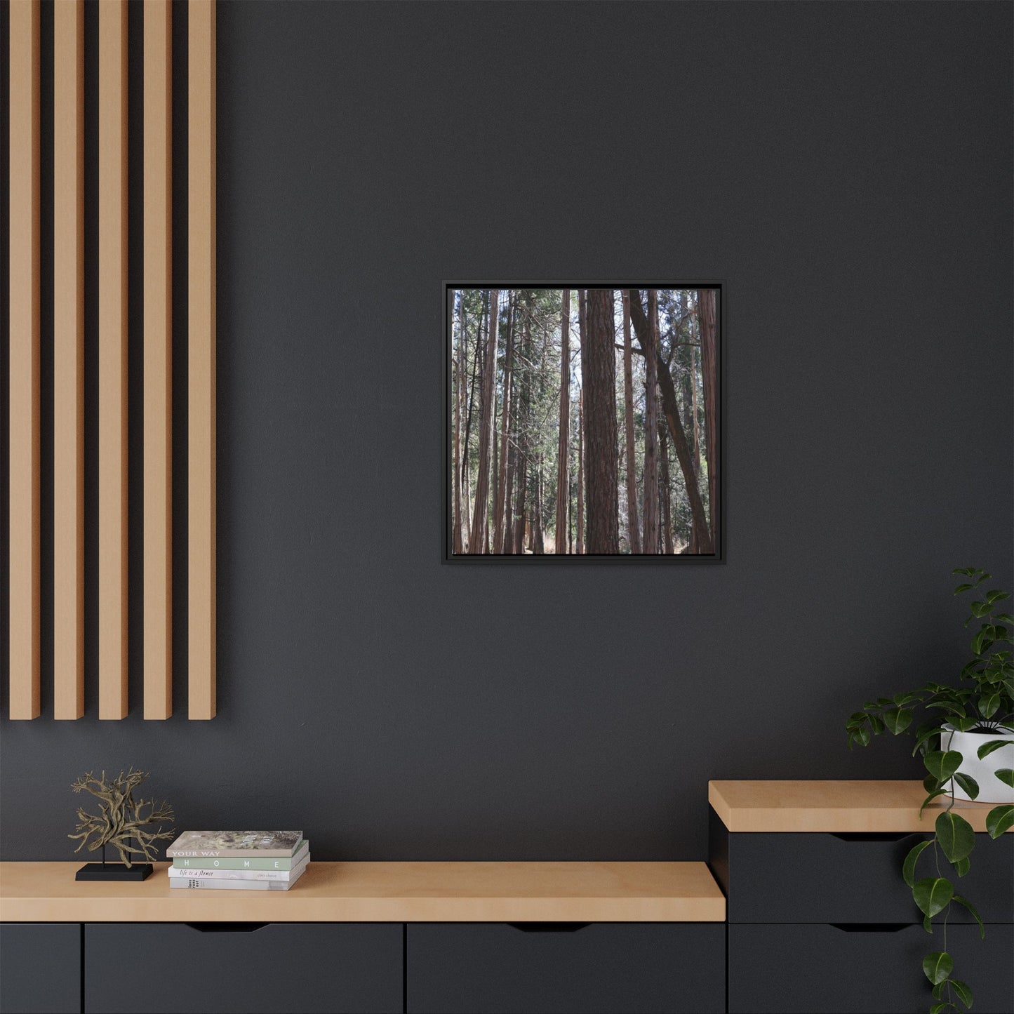 Forest Cathedral - Unique Stretched Canvas Wall Art