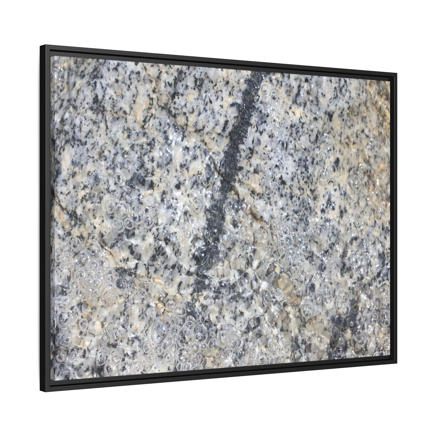 Granite Bubbles - Unique Stretched Canvas Wall Art