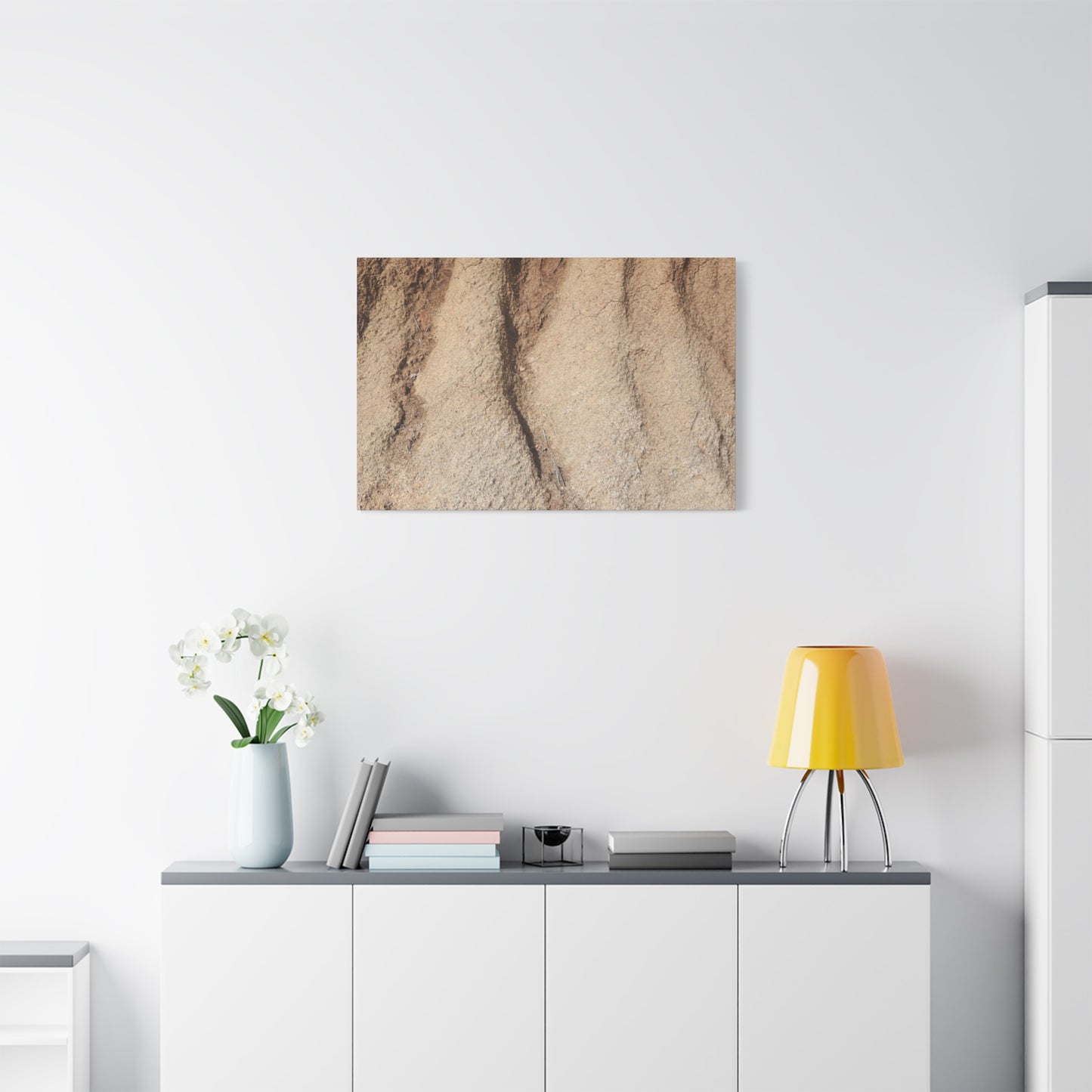 Weathered Earth - Unique Frameless Canvas Wall Art