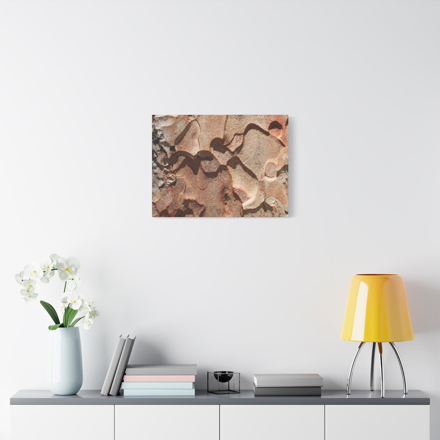 Terracotta Echoes - Unique Frameless Canvas Wall Art