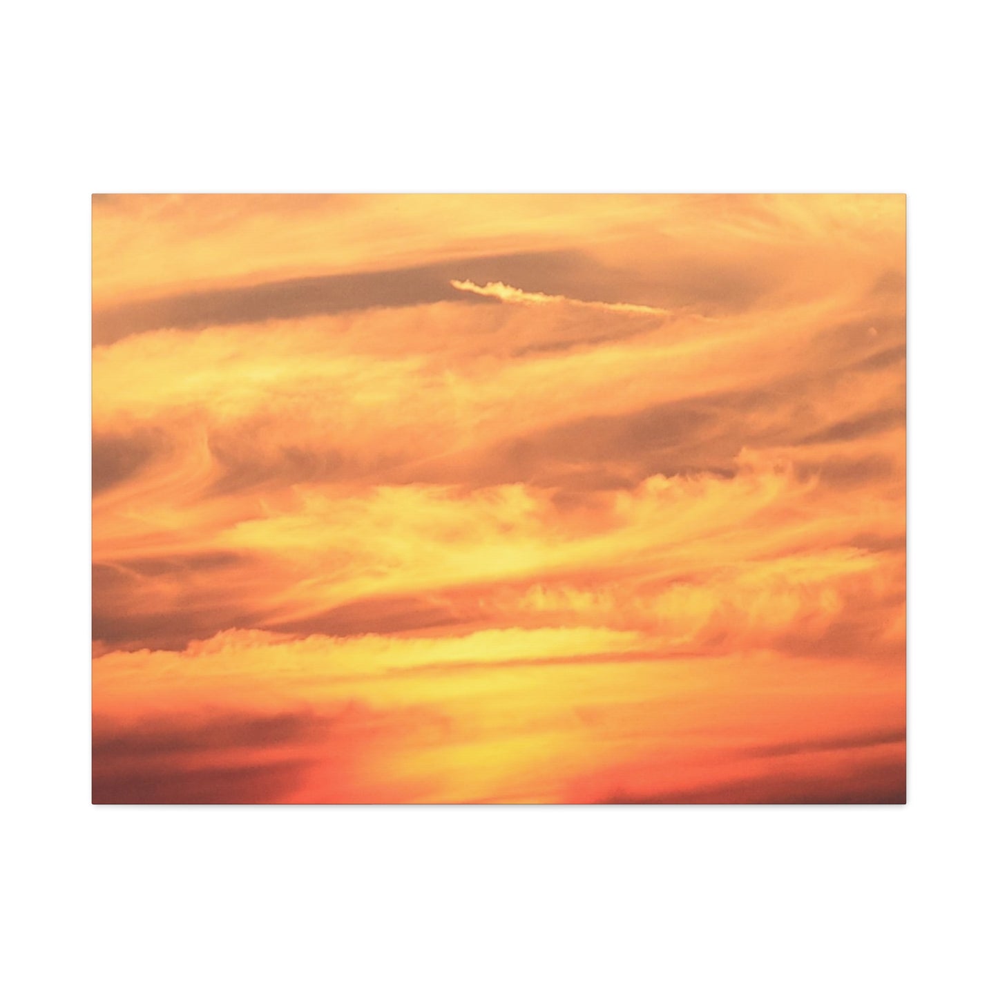 Golden Whispers - Unique Frameless Canvas Wall Art