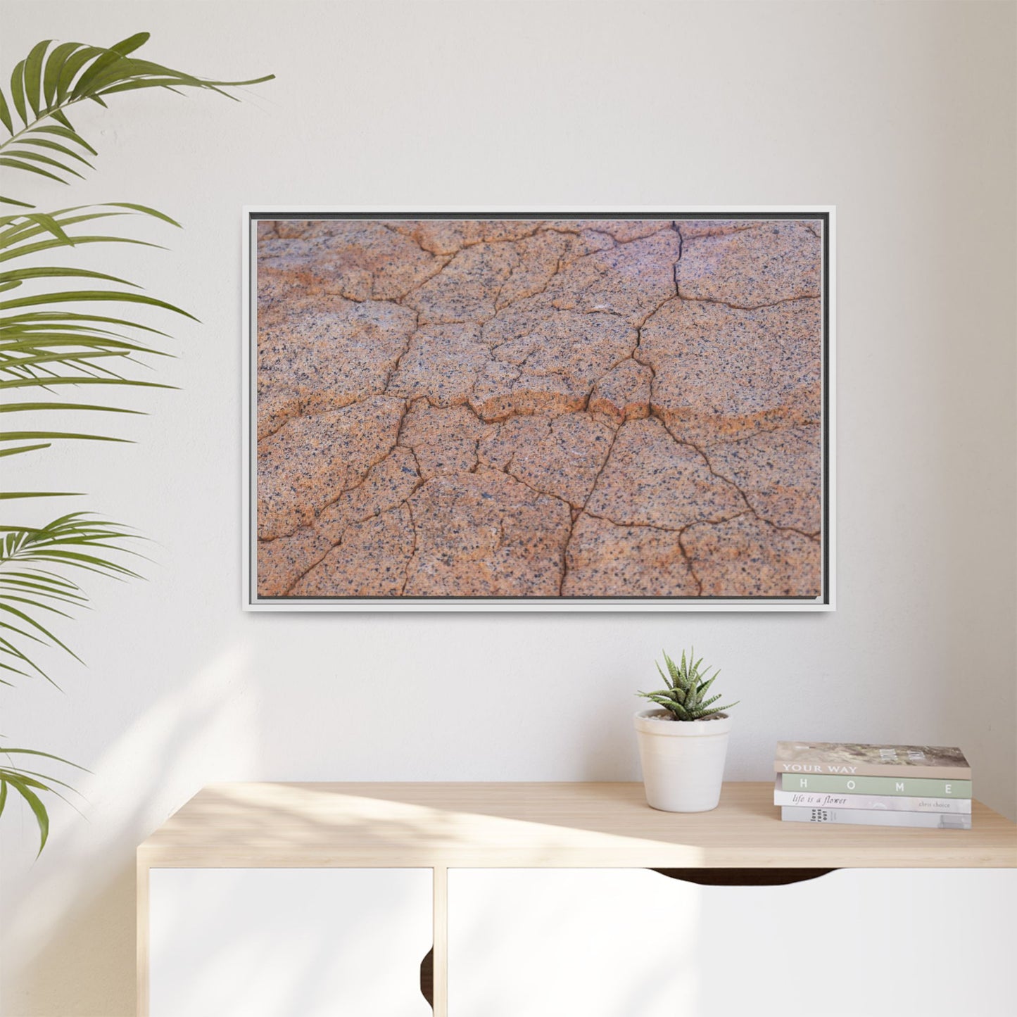 Fragmented Earth - Unique Stretched Canvas Wall Art