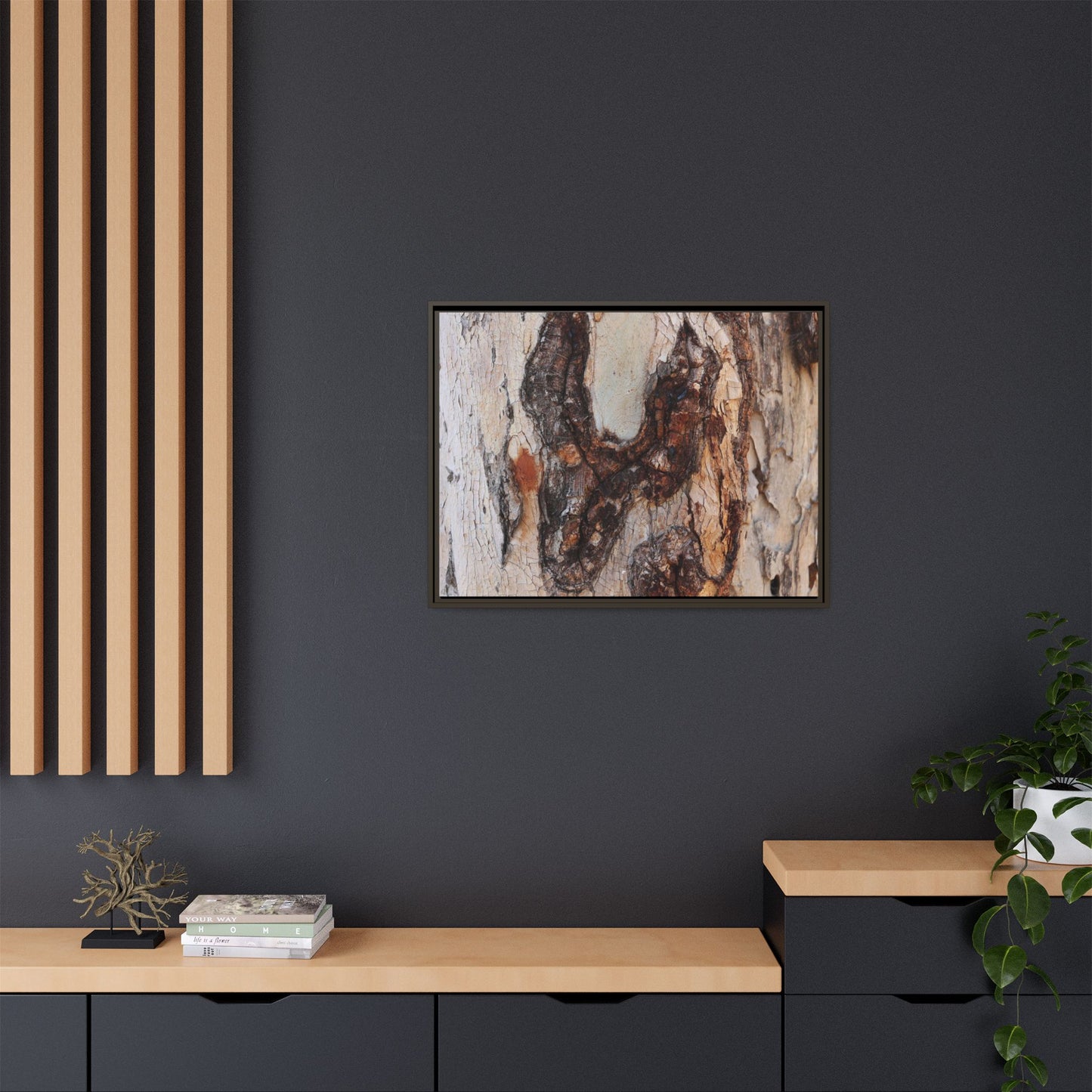 Texture of Time - Unique Stretched Canvas Wall Art