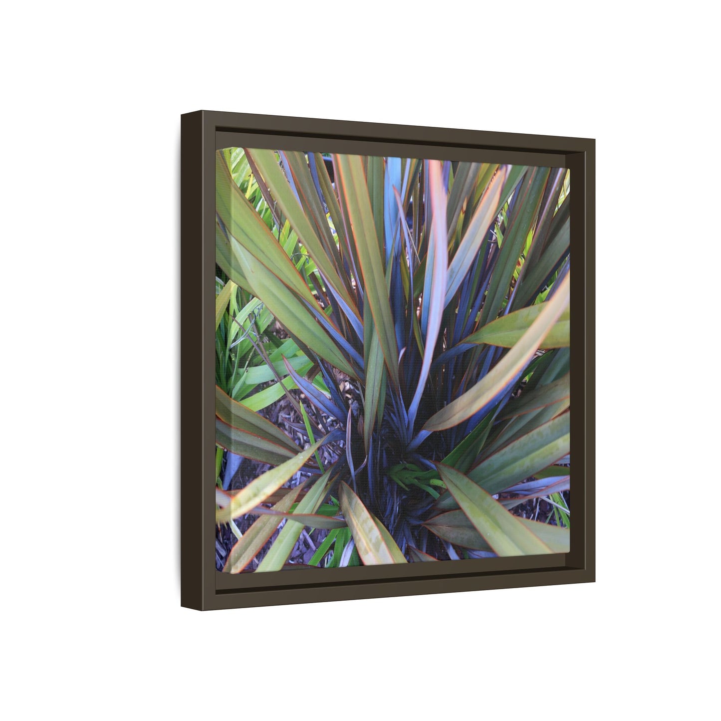 Radiant Leaves - Unique Stretched Canvas Wall Art