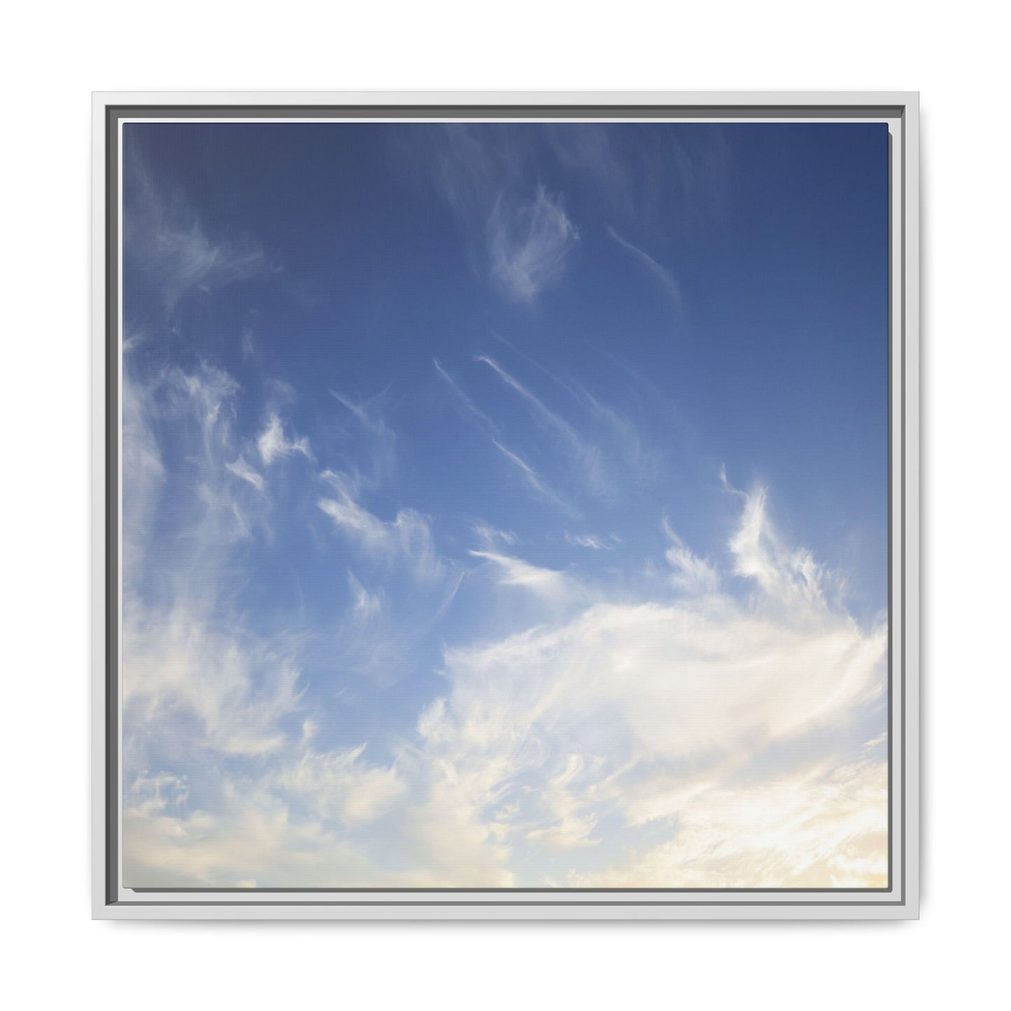 Whispers of Sky - Unique Stretched Canvas Wall Art