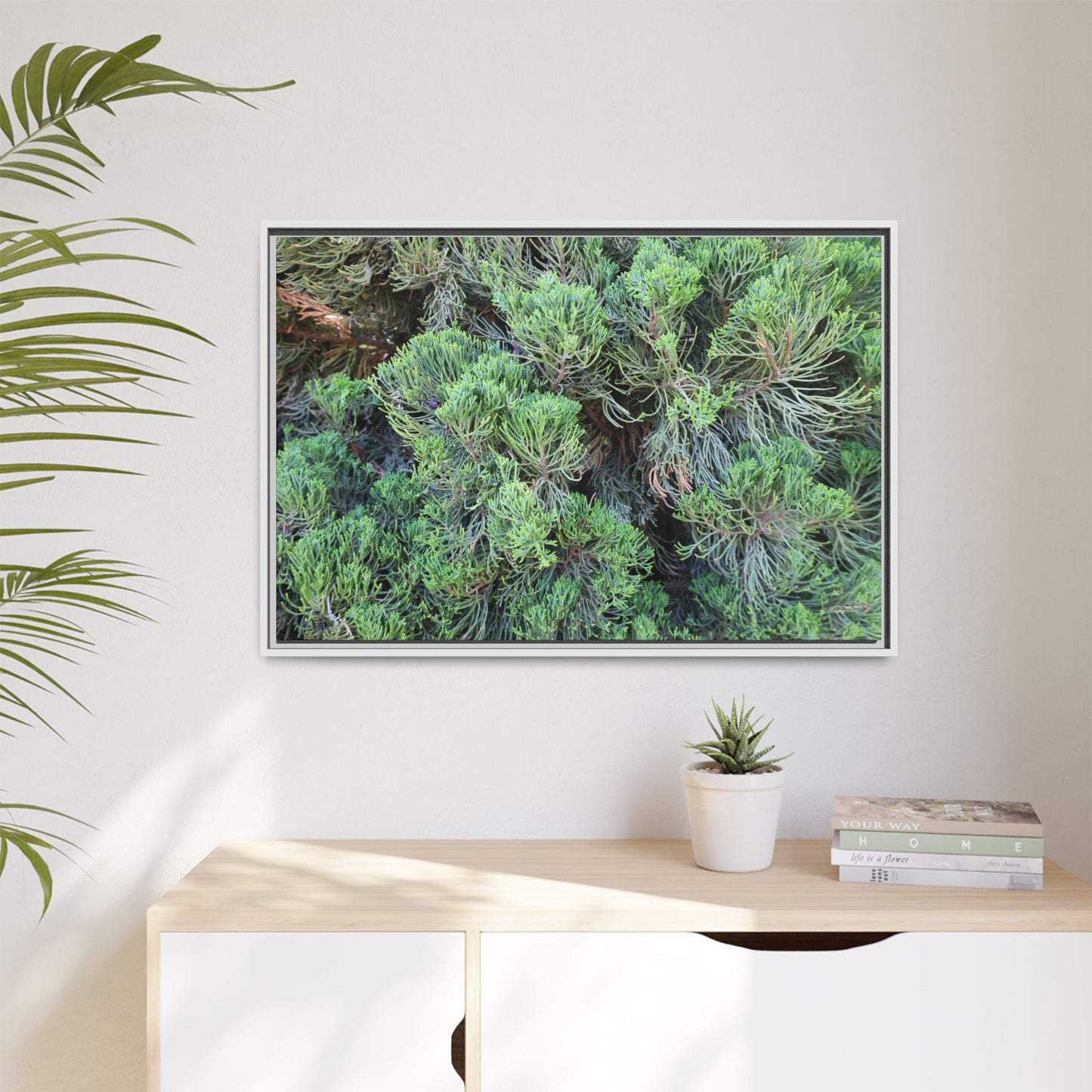 Verdant Whispers - Unique Stretched Canvas Wall Art