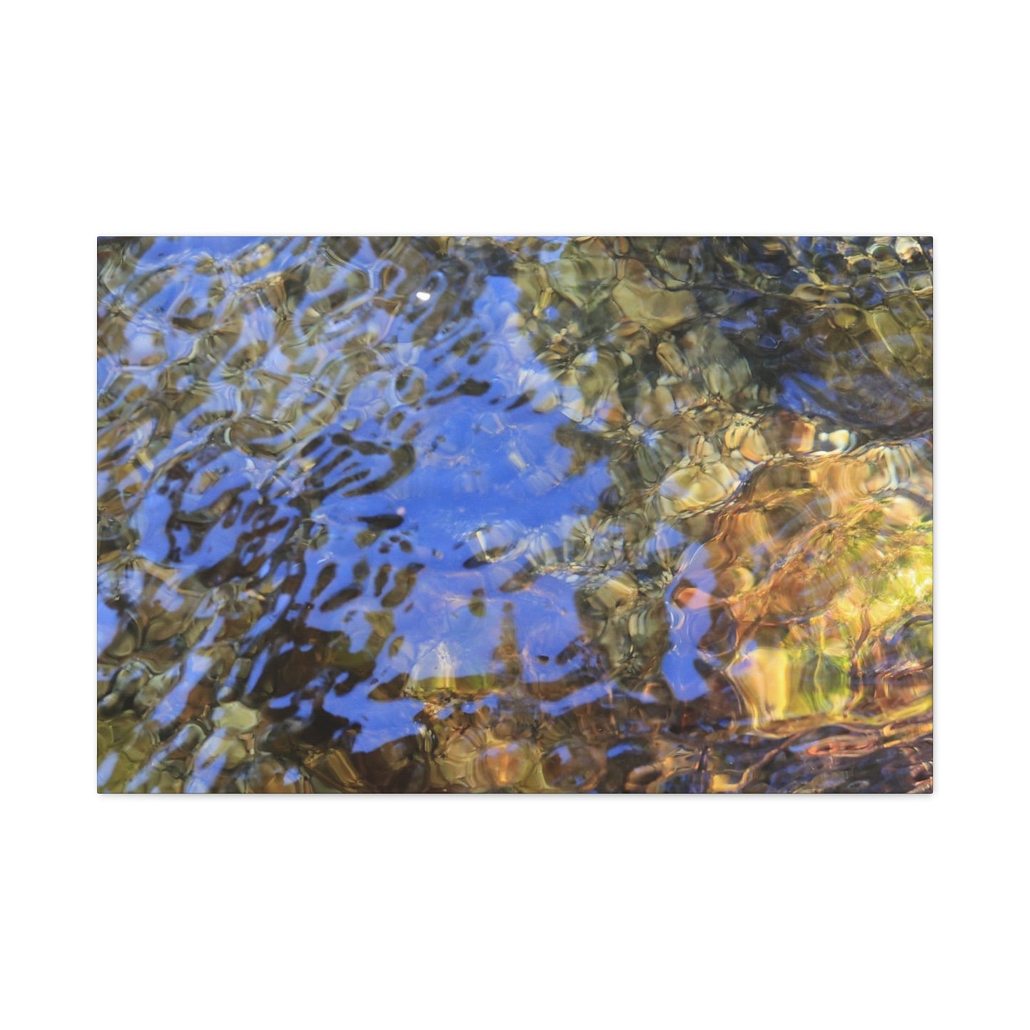 Water's Whisper - Unique Frameless Canvas Wall Art