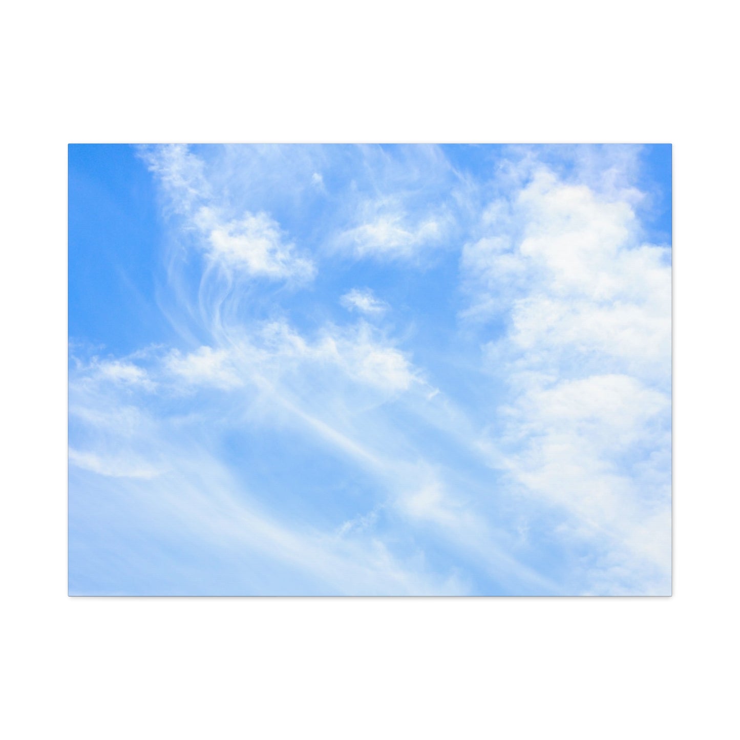 Whispers of Cerulean - Unique Frameless Canvas Wall Art