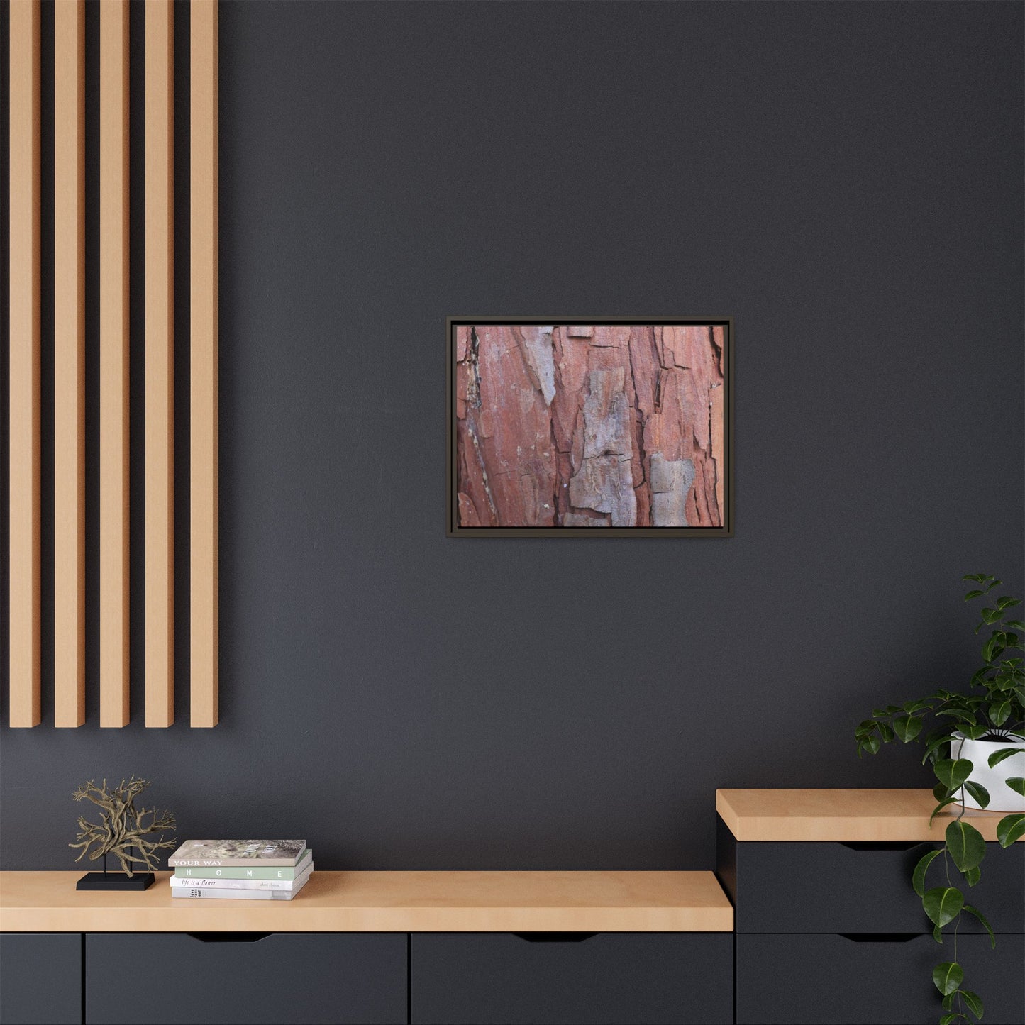 Peeling Bark - Unique Stretched Canvas Wall Art