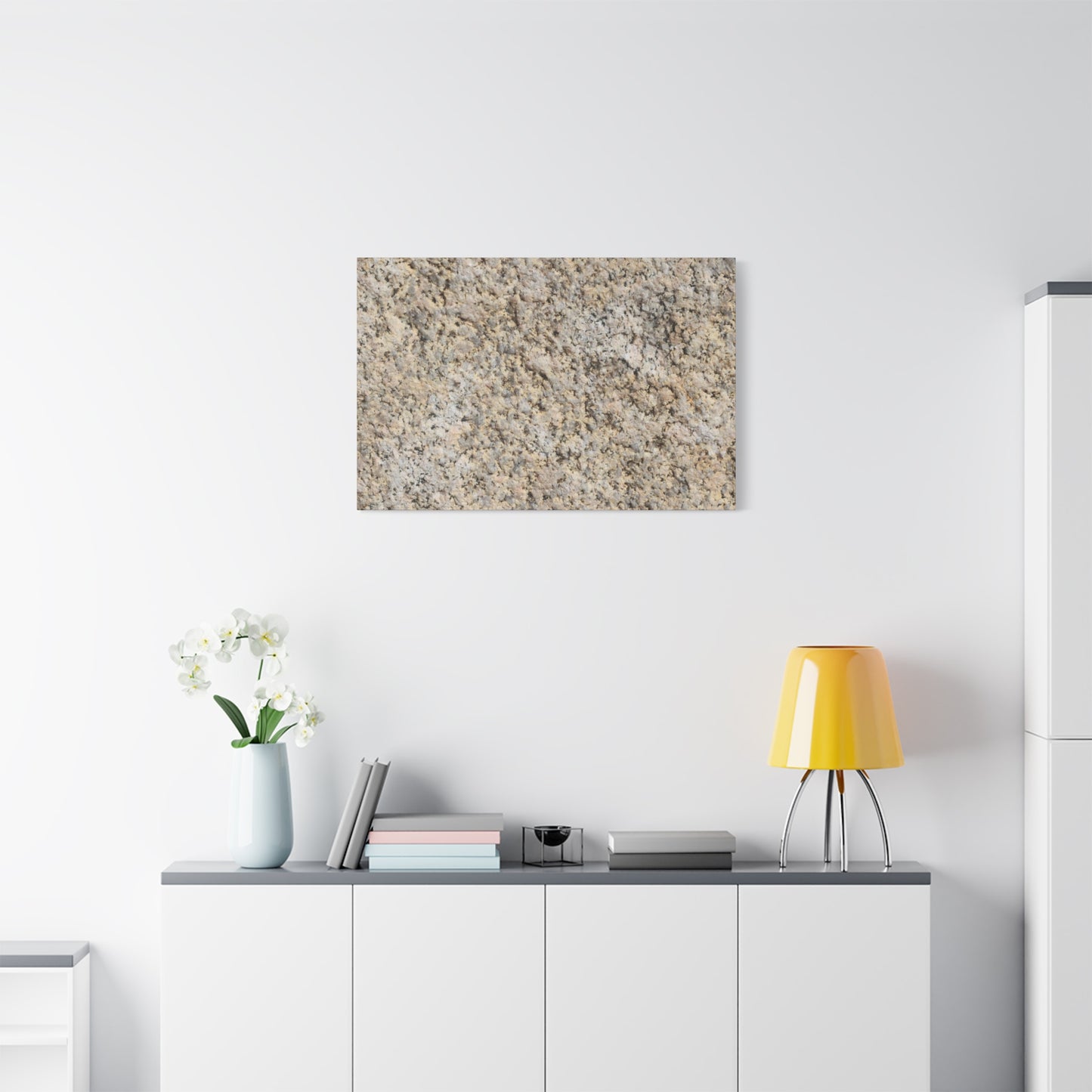 Granular Echoes - Unique Frameless Canvas Wall Art