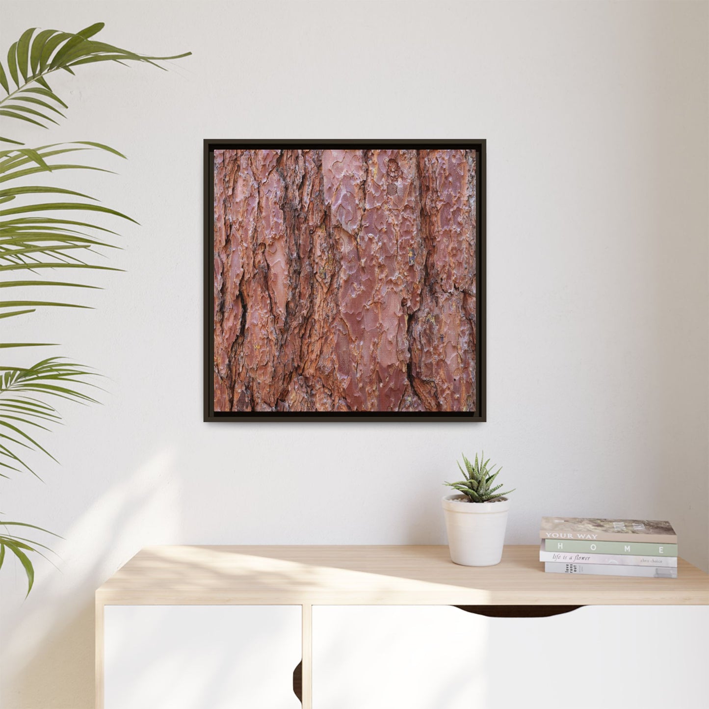 Russet Ridges - Unique Stretched Canvas Wall Art