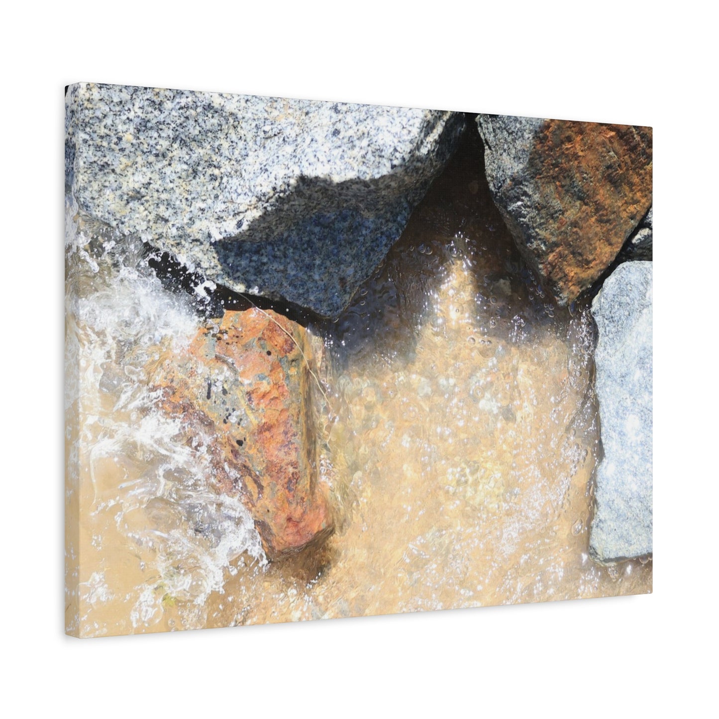 Rocky Embrace - Unique Frameless Canvas Wall Art