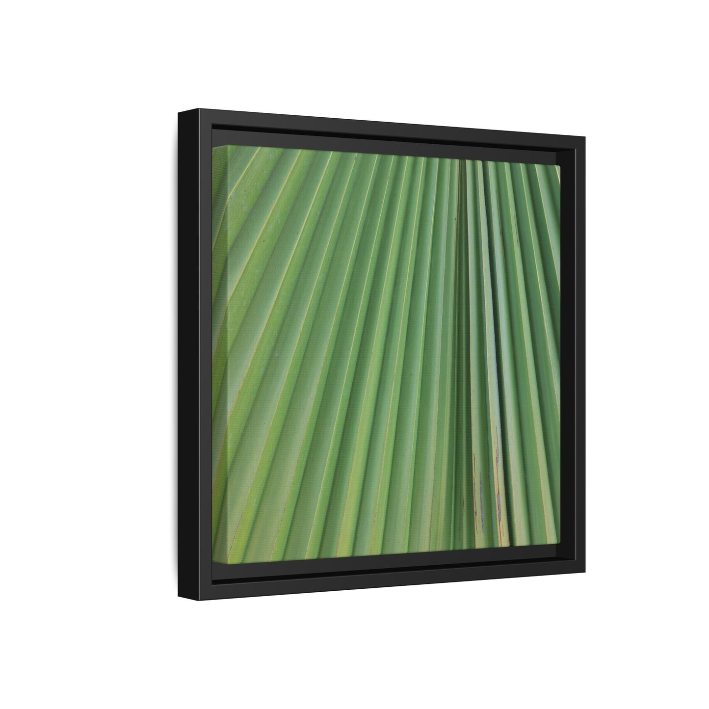Emerald Rays - Unique Stretched Canvas Wall Art