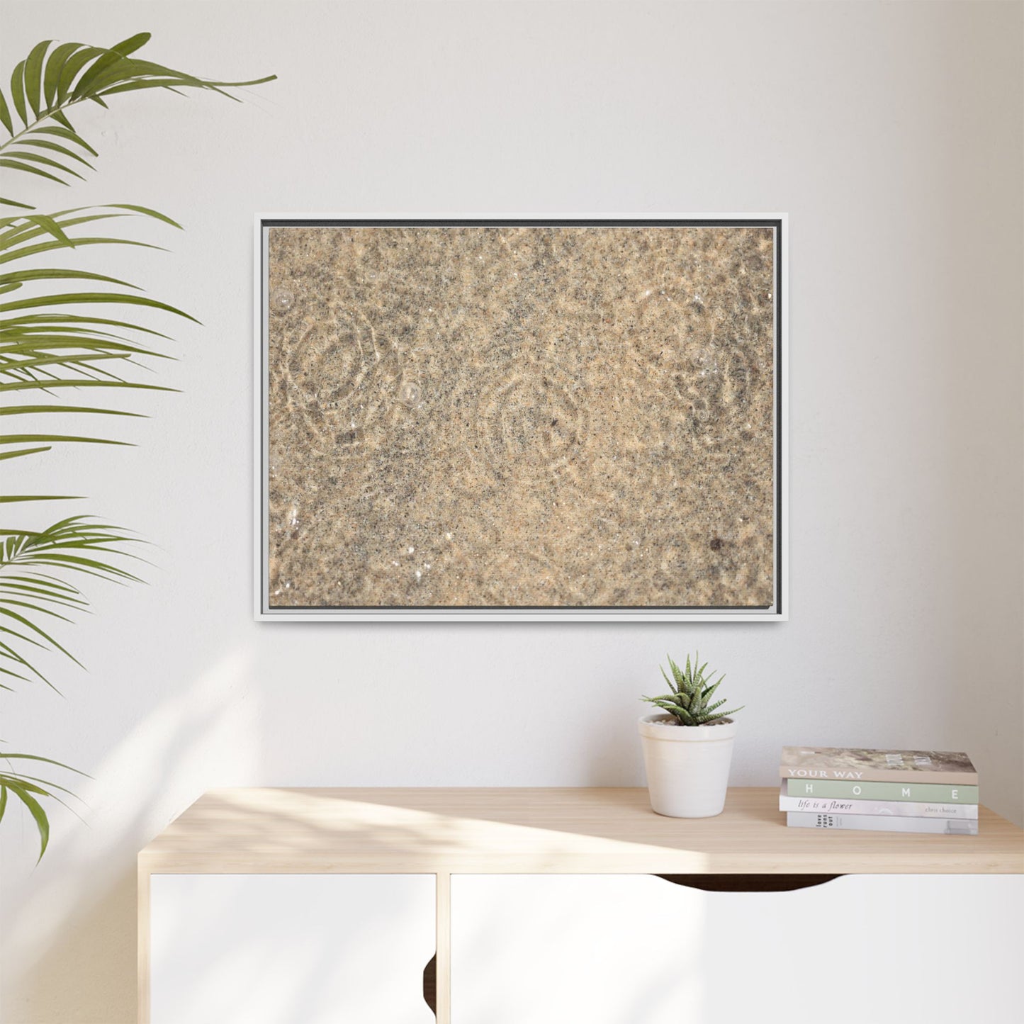 Whispers of Sand - Unique Stretched Canvas Wall Art