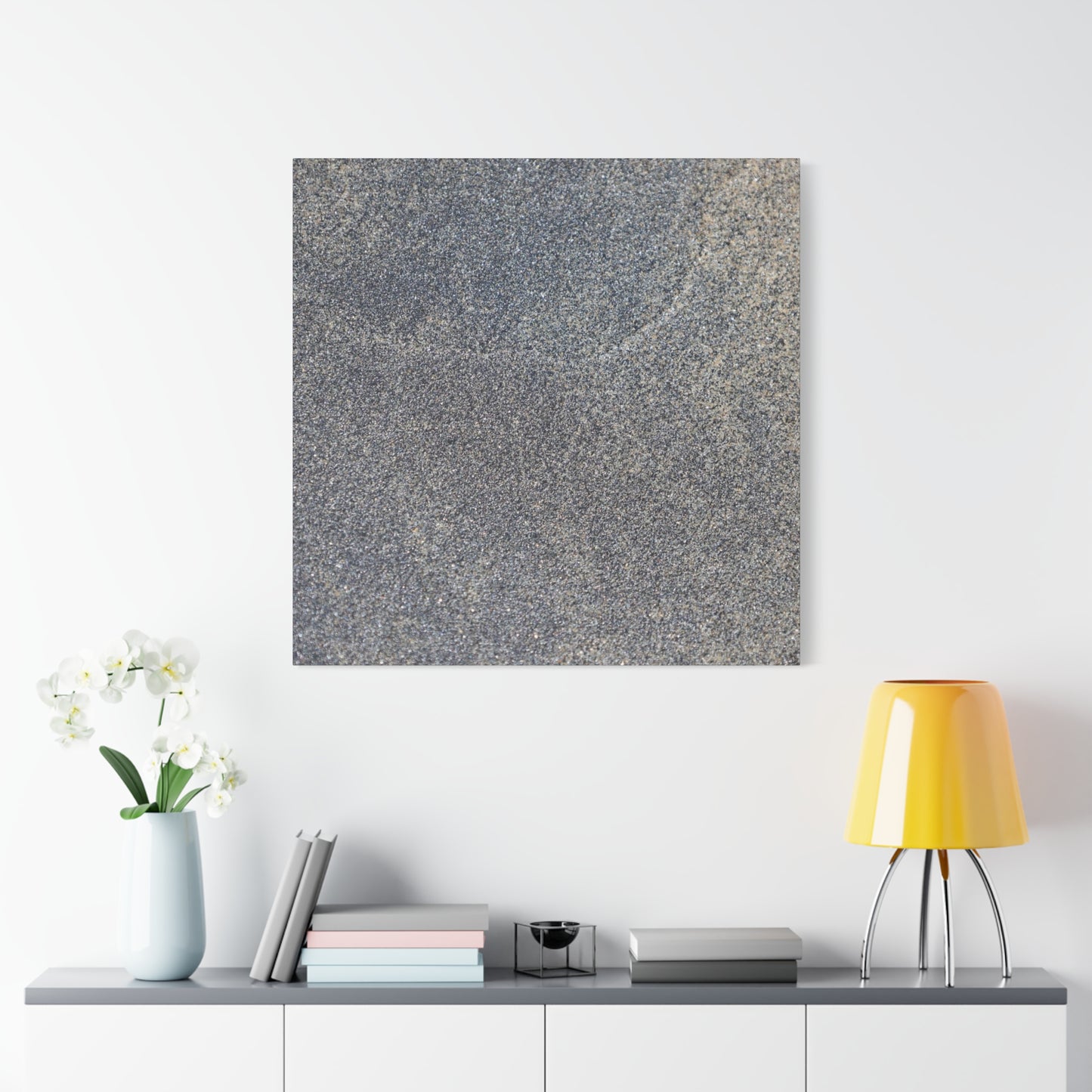 Granite Murmur - Unique Frameless Canvas Wall Art