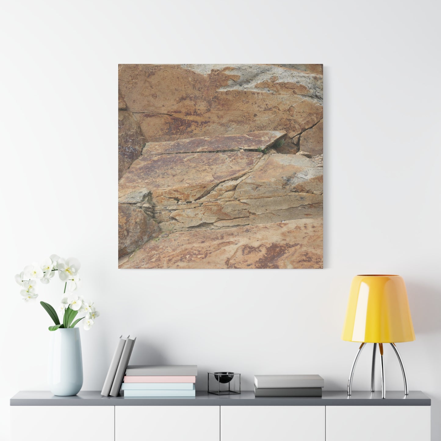 Rocky Terrain - Unique Frameless Canvas Wall Art