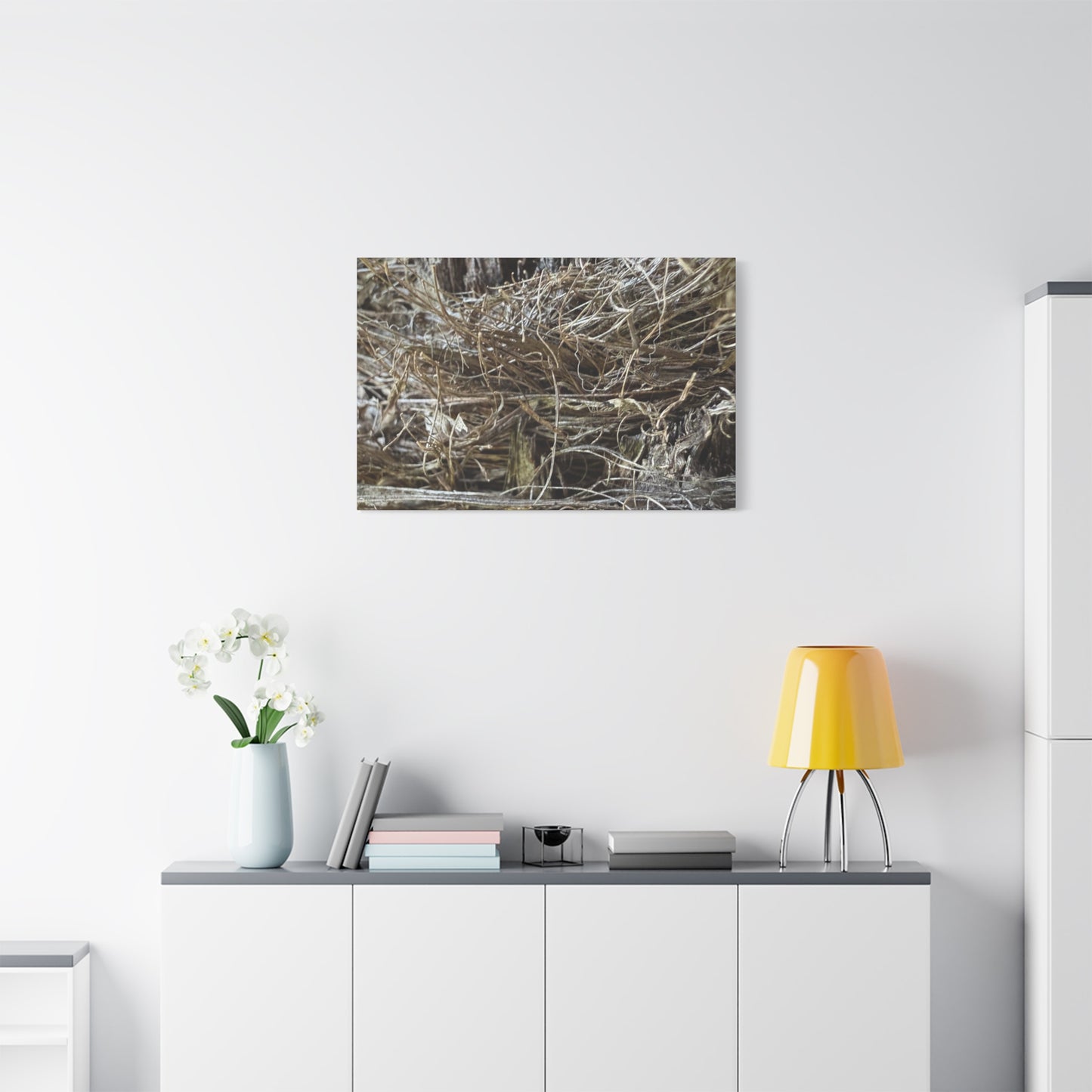 Whispers in Dry Grass - Unique Frameless Canvas Wall Art