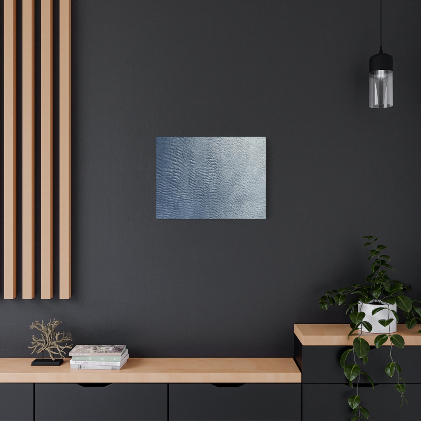 Whispers of Frost - Unique Frameless Canvas Wall Art