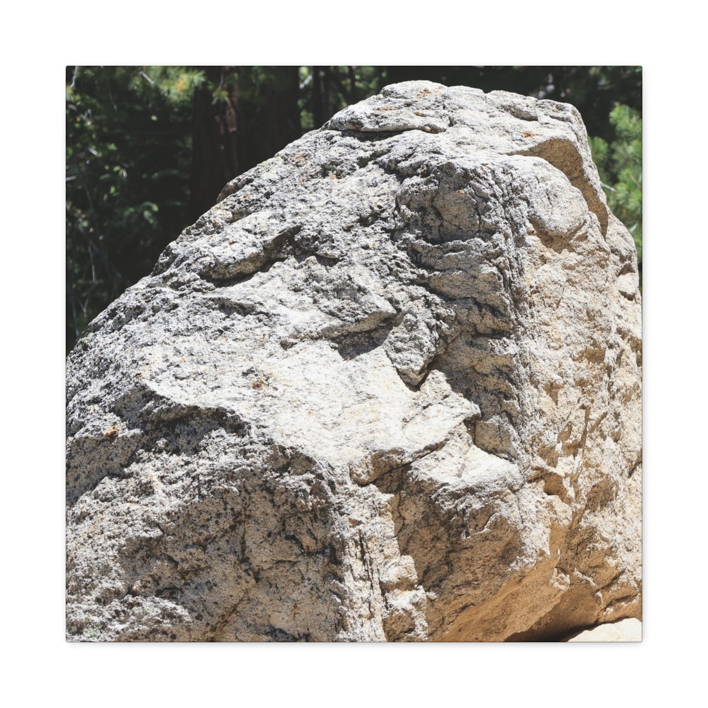 Stone of Solitude - Unique Frameless Canvas Wall Art