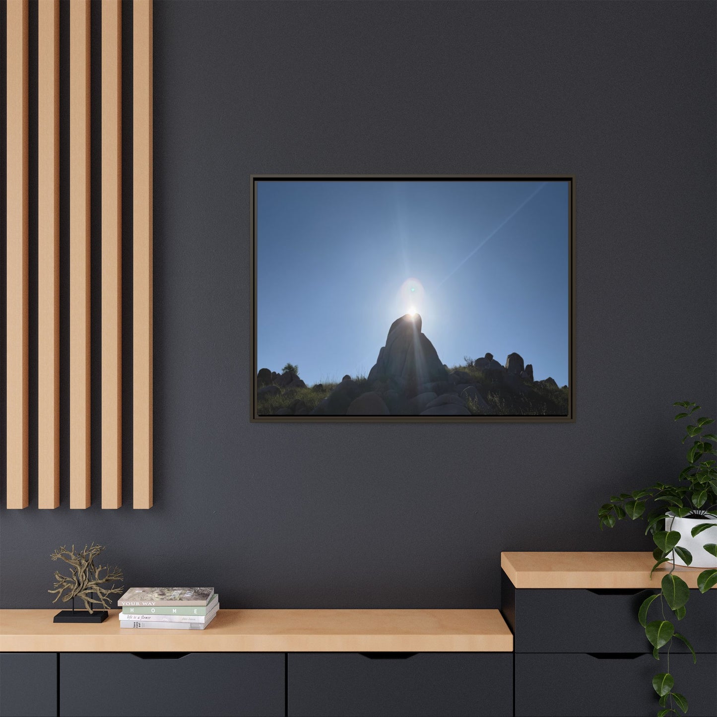 Sunburst - Unique Stretched Canvas Wall Art