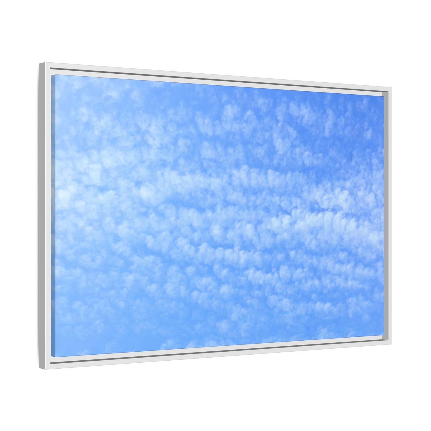 Wispy Blue Dreams - Unique Stretched Canvas Wall Art
