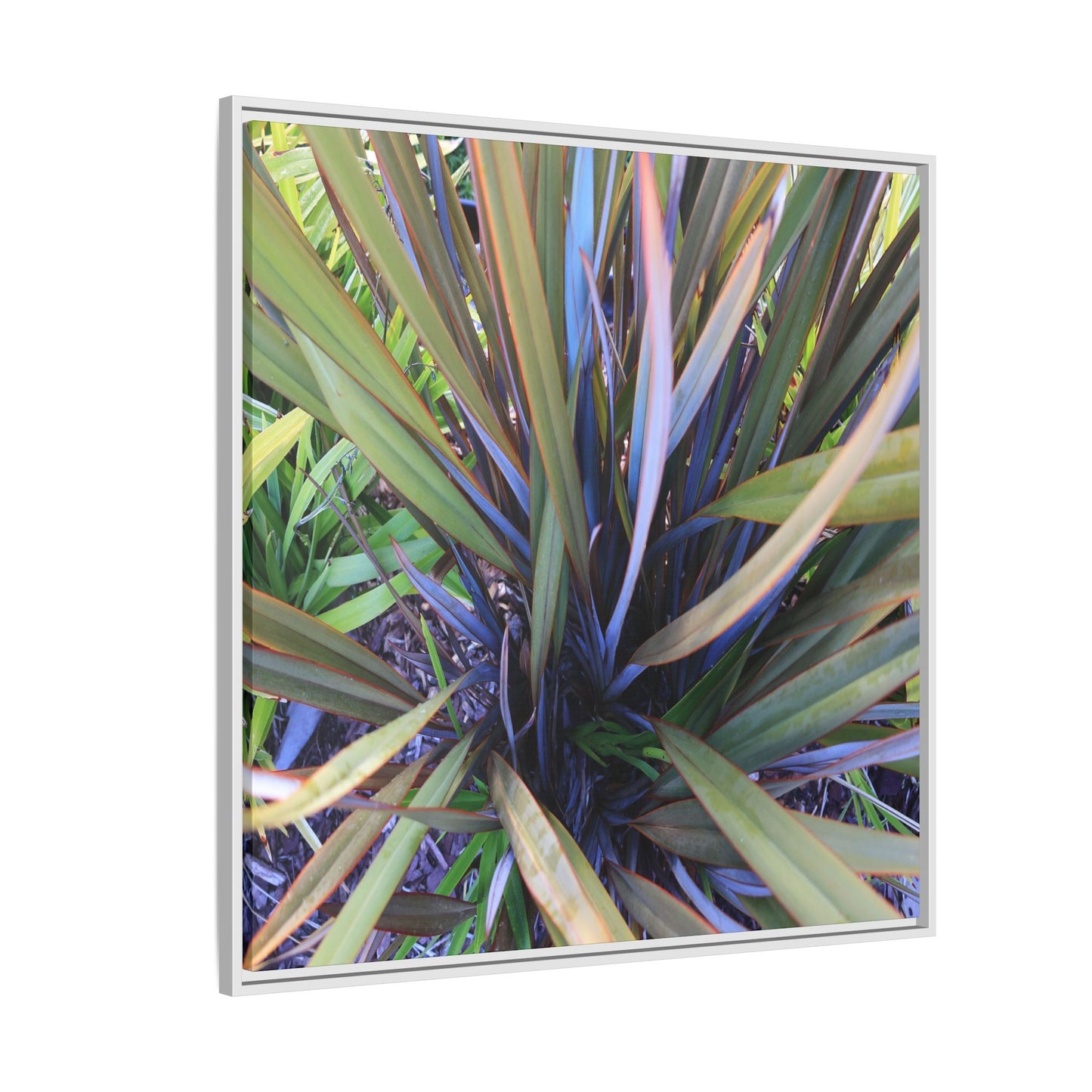Radiant Leaves - Unique Stretched Canvas Wall Art