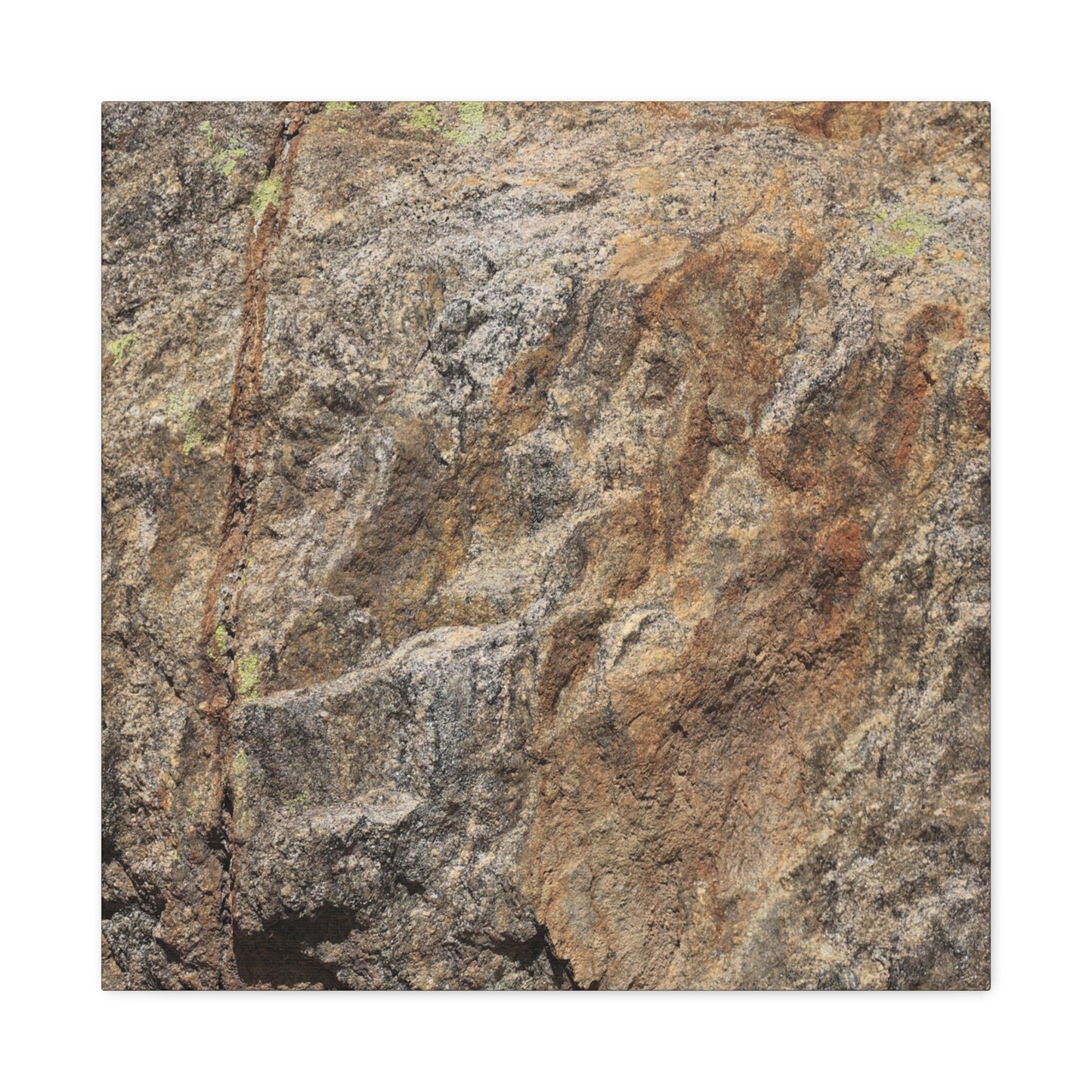 Erosion's Palette - Unique Frameless Canvas Wall Art