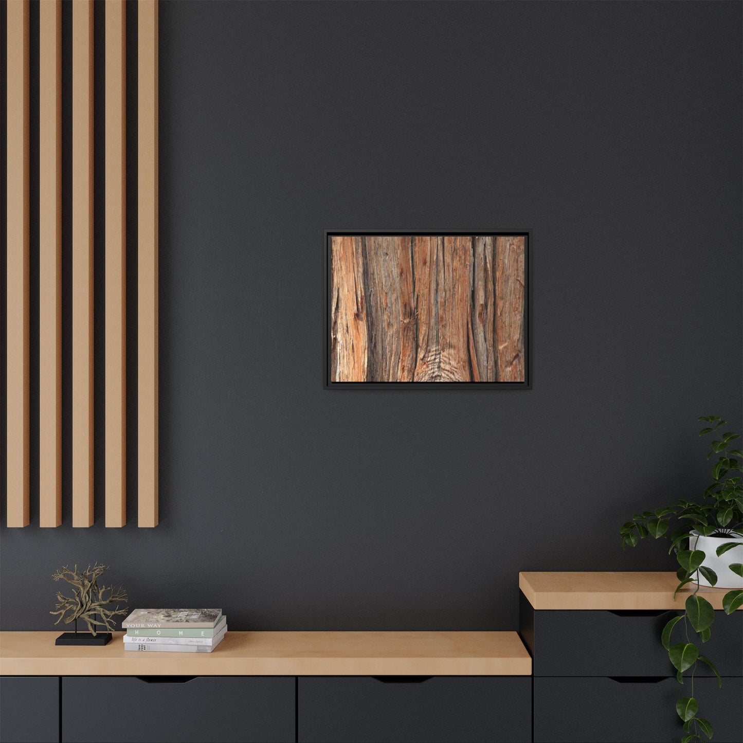 Echoes of Timber - Unique Stretched Canvas Wall Art