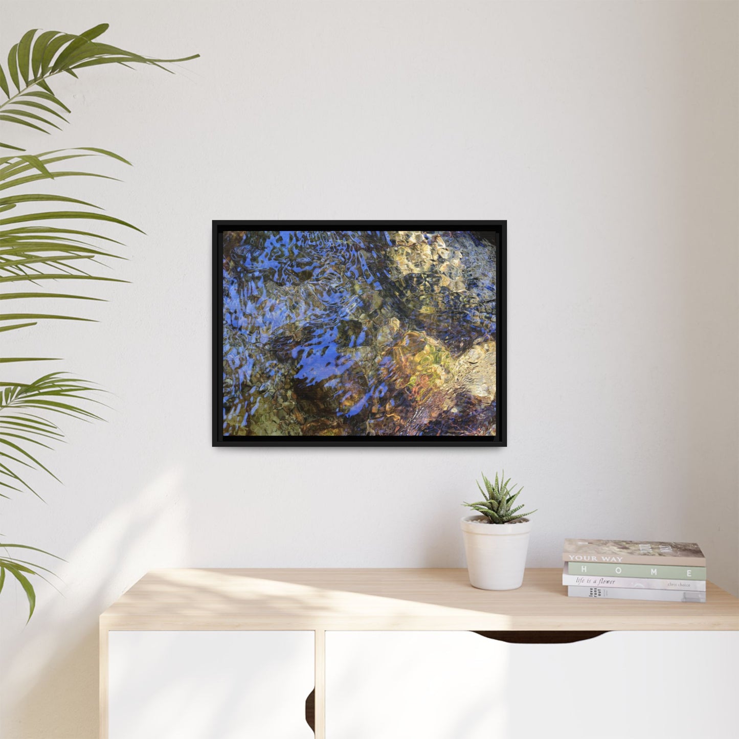 Aquatic Kaleidoscope - Unique Stretched Canvas Wall Art