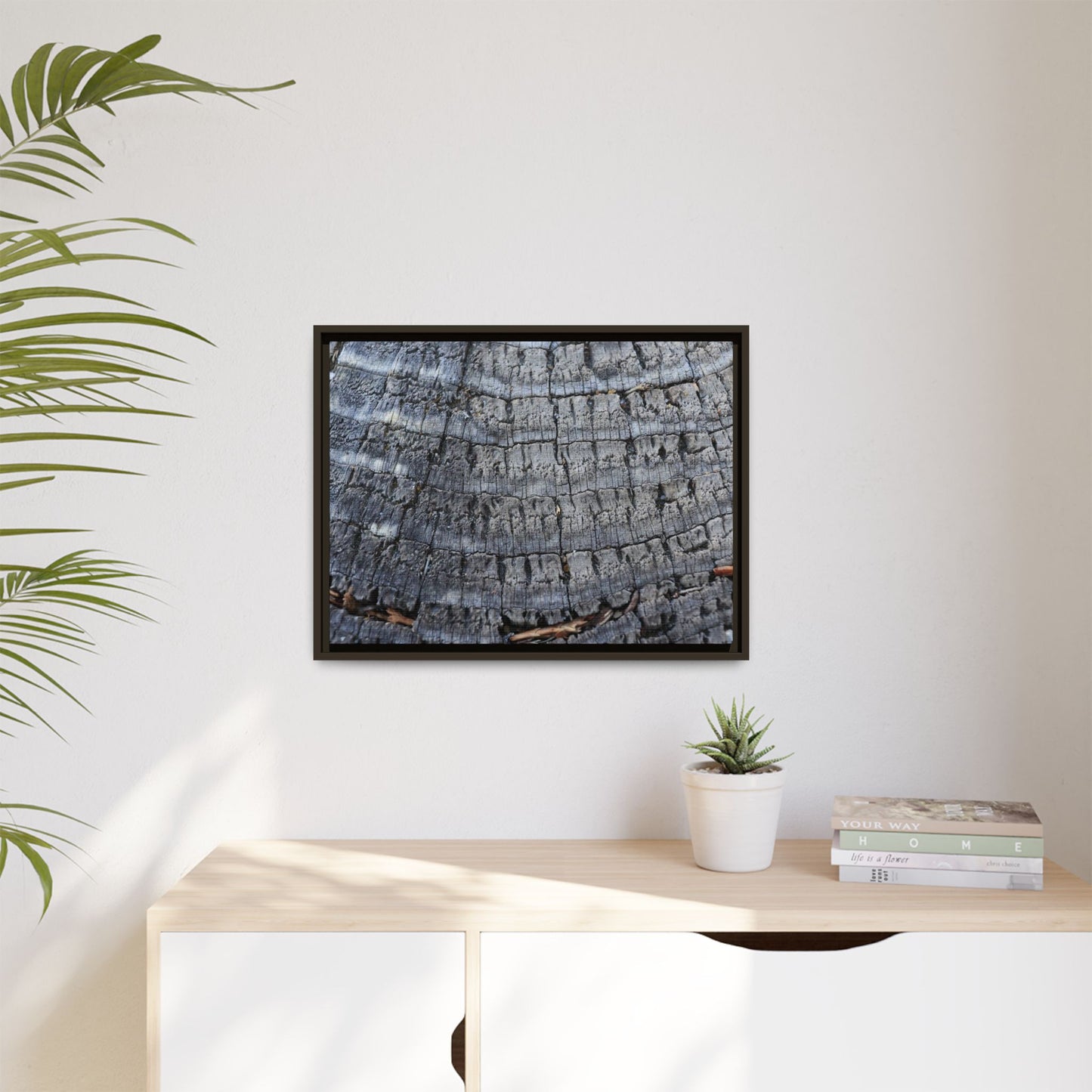 Charred Memories - Unique Stretched Canvas Wall Art