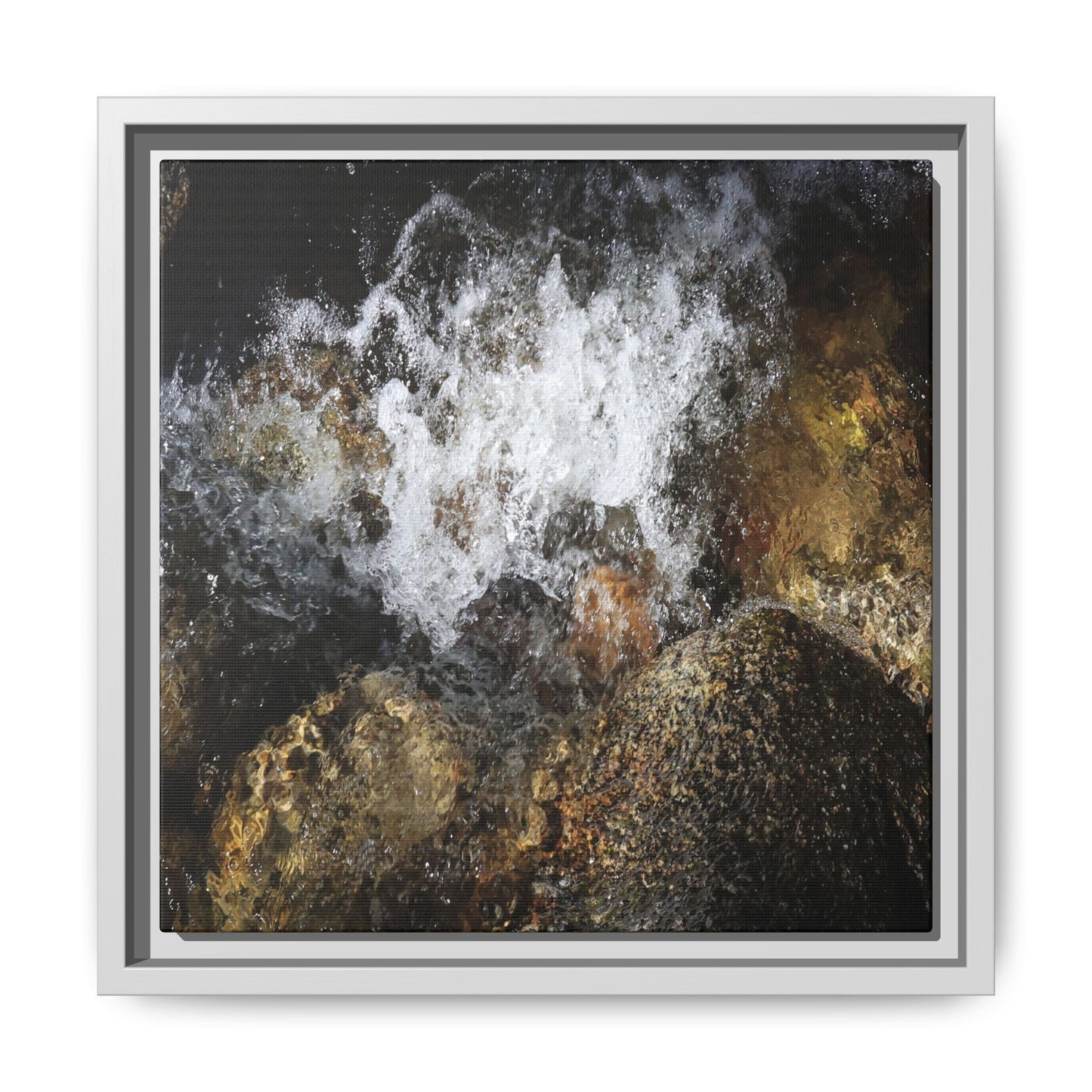 Cascading Momentum - Unique Stretched Canvas Wall Art