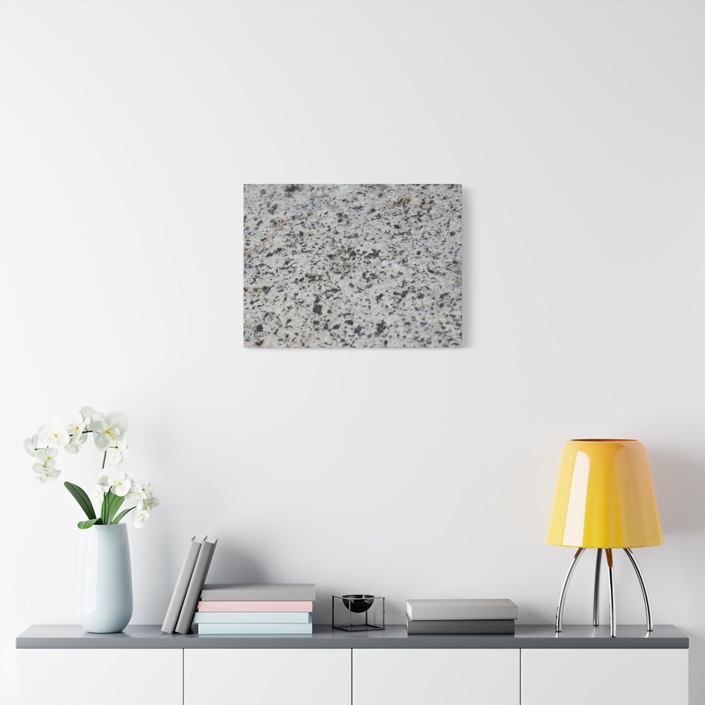 Speckled Silence - Unique Frameless Canvas Wall Art