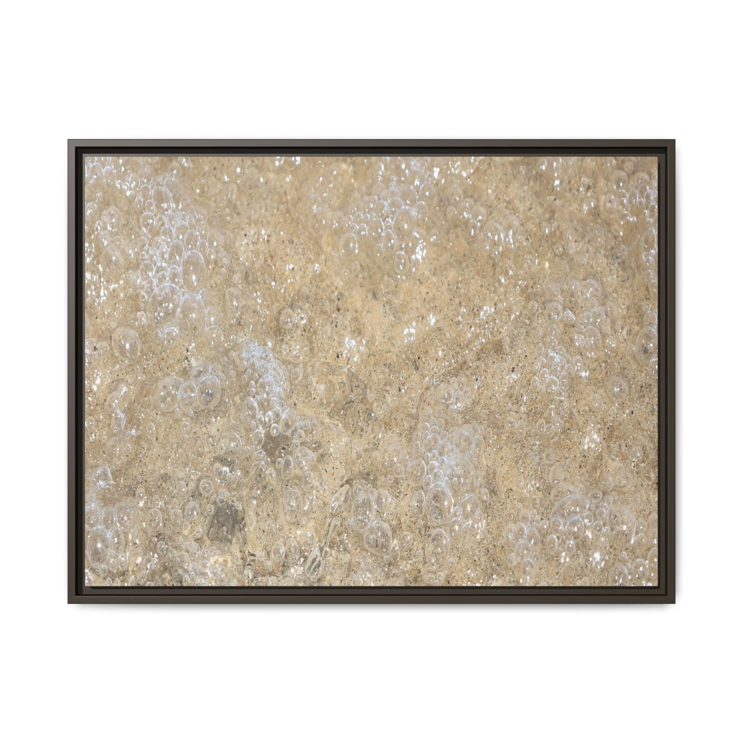 Bubbling Sand - Unique Stretched Canvas Wall Art