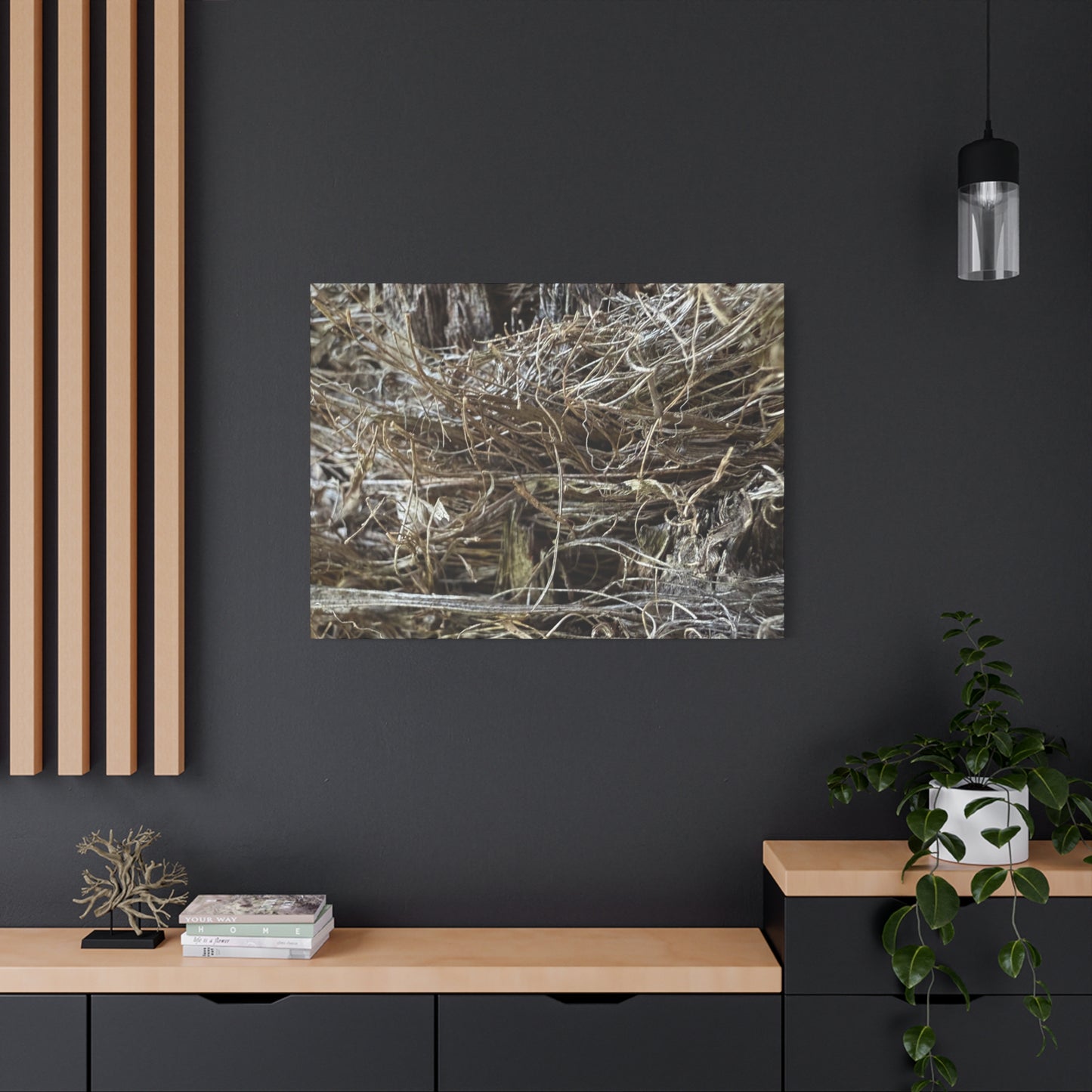 Whispers in Dry Grass - Unique Frameless Canvas Wall Art