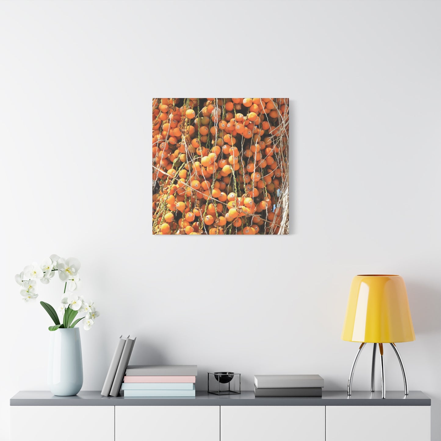 Orange Harvest - Unique Frameless Canvas Wall Art