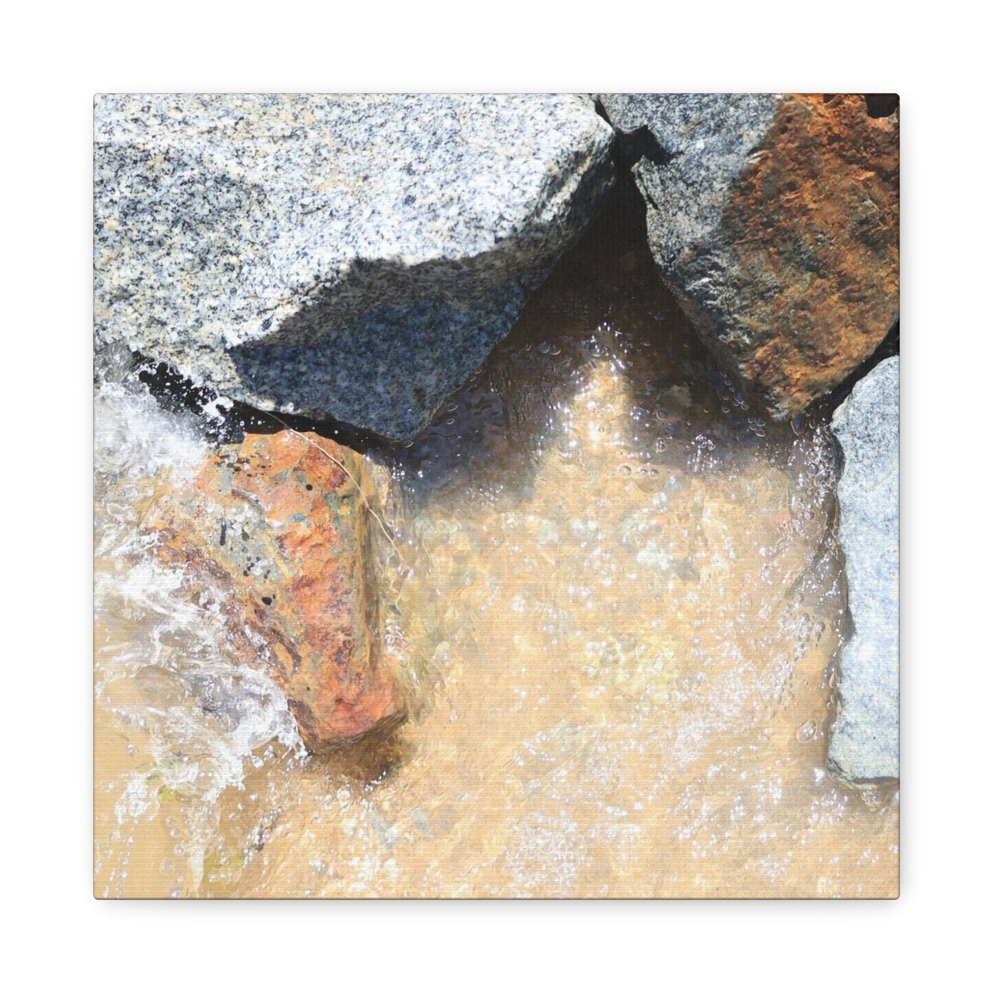 Rocky Embrace - Unique Frameless Canvas Wall Art