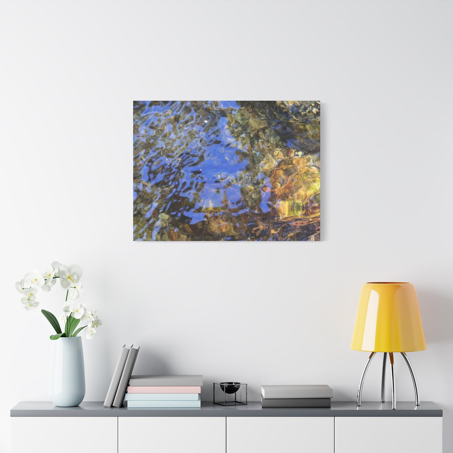 Water's Whisper - Unique Frameless Canvas Wall Art