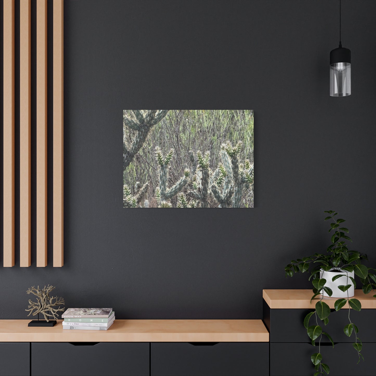 Spiny Sentinels - Unique Frameless Canvas Wall Art